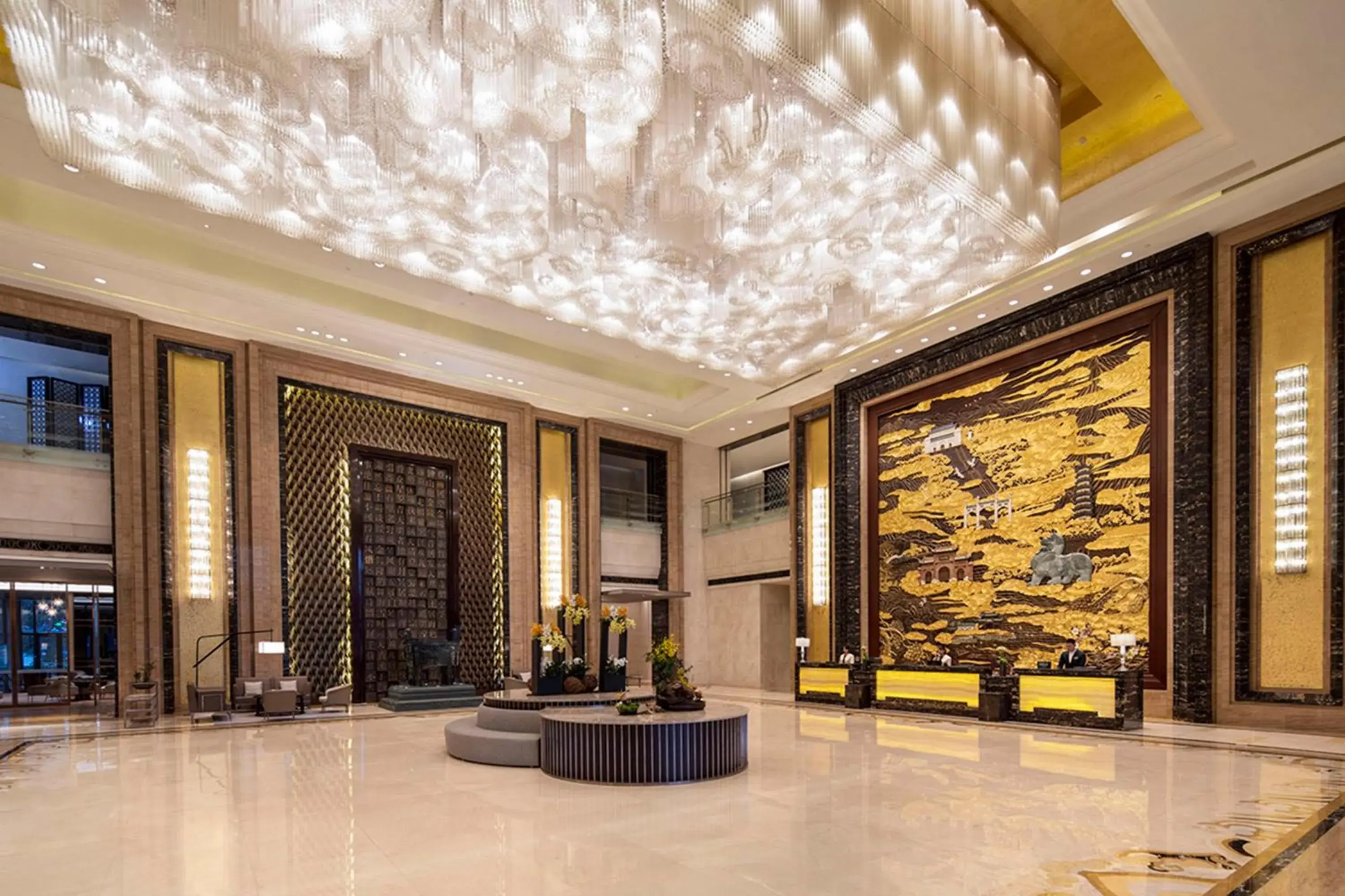 Lobby or reception in Hilton Nanjing Lobby or reception in Hilton Nanjing