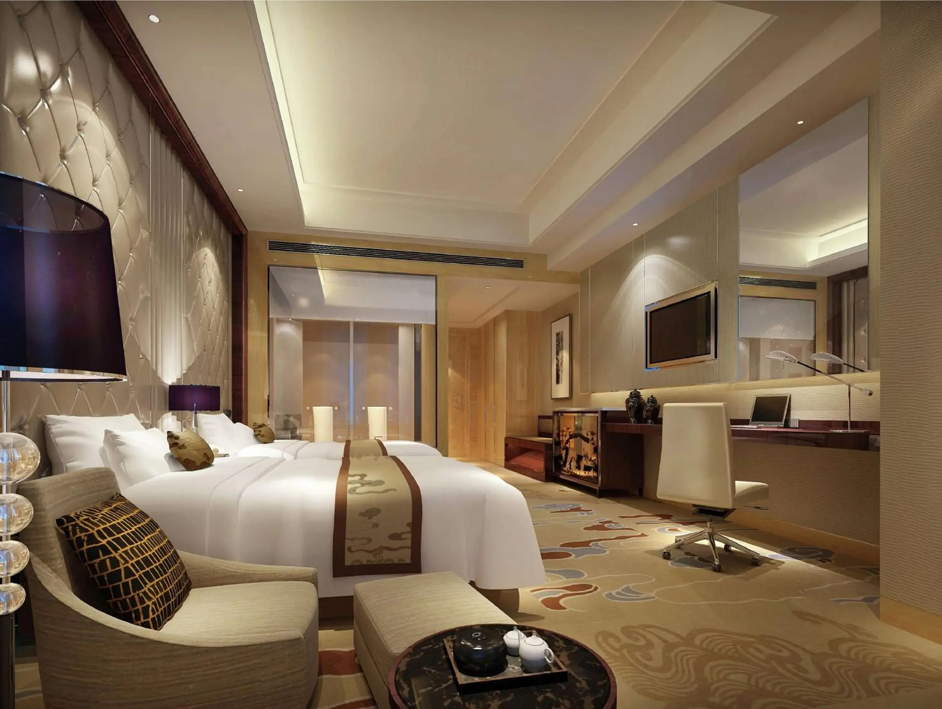 Bedroom, Bed in Hilton Nanjing Bedroom, Bed in Hilton Nanjing