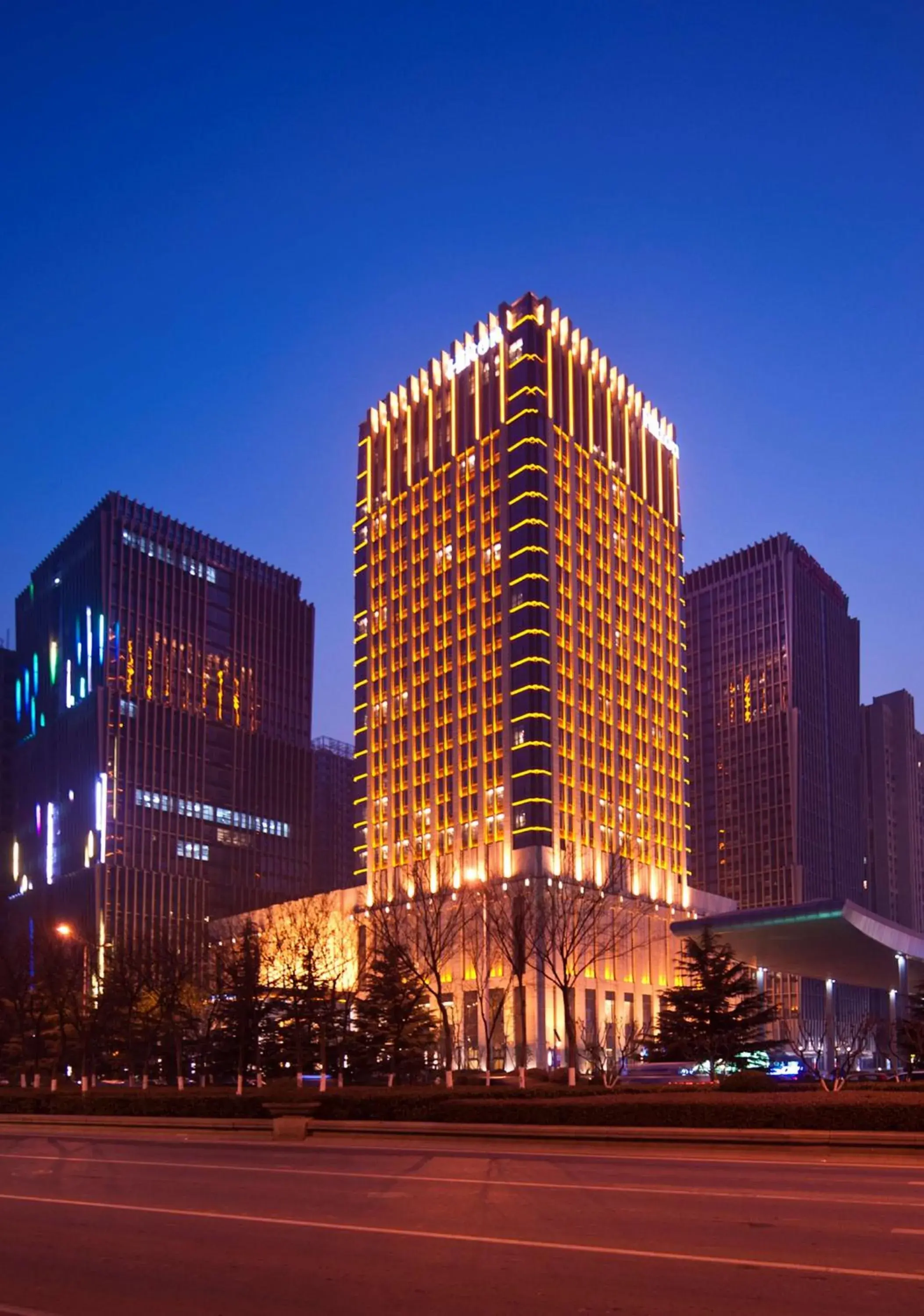 Property building in Hilton Nanjing Property building in Hilton Nanjing