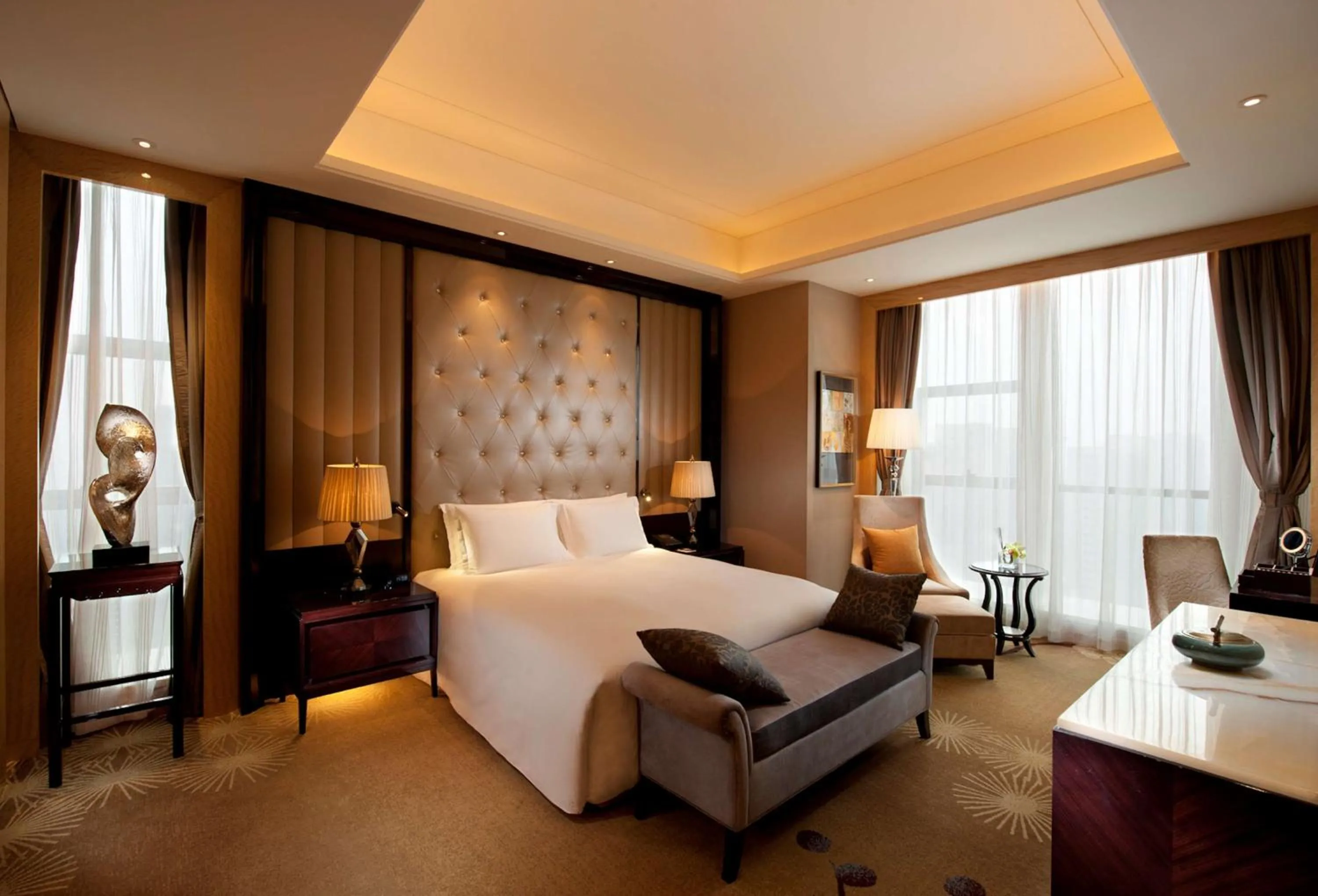Bedroom, Bed in Hilton Nanjing