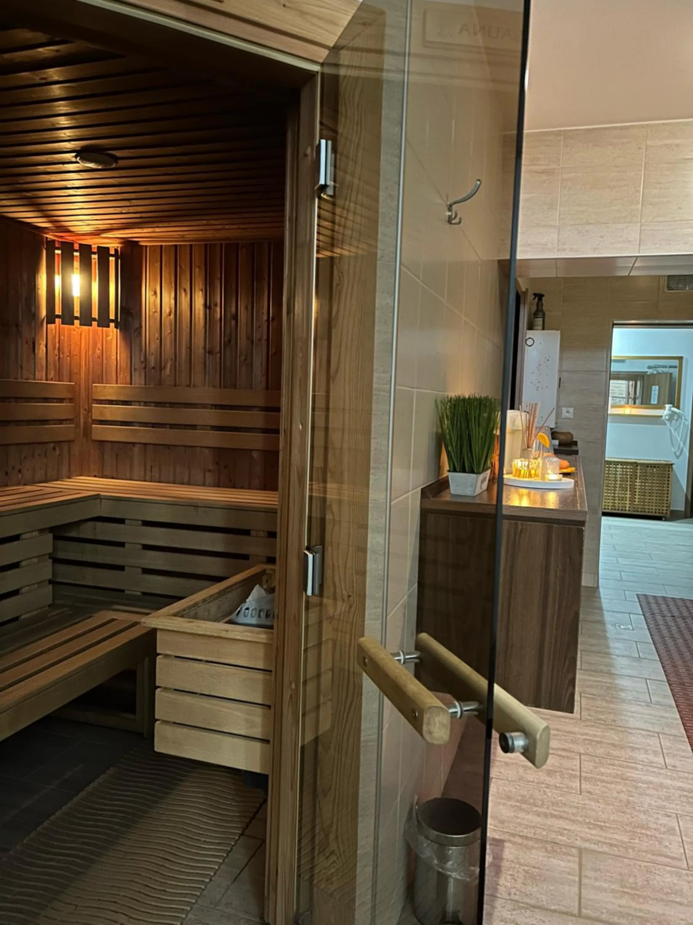 Sauna in Hotel Diery
