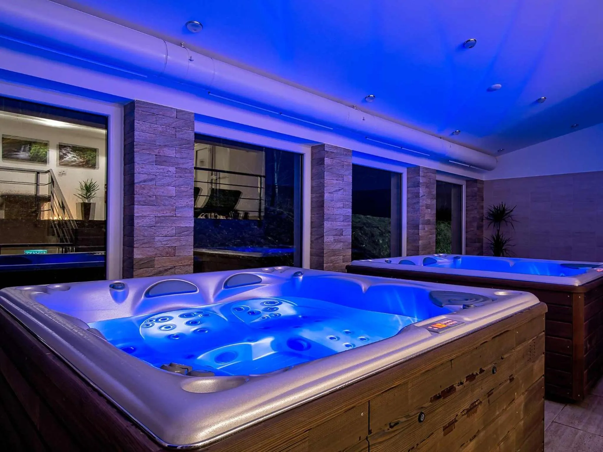 Hot Tub in Hotel Diery