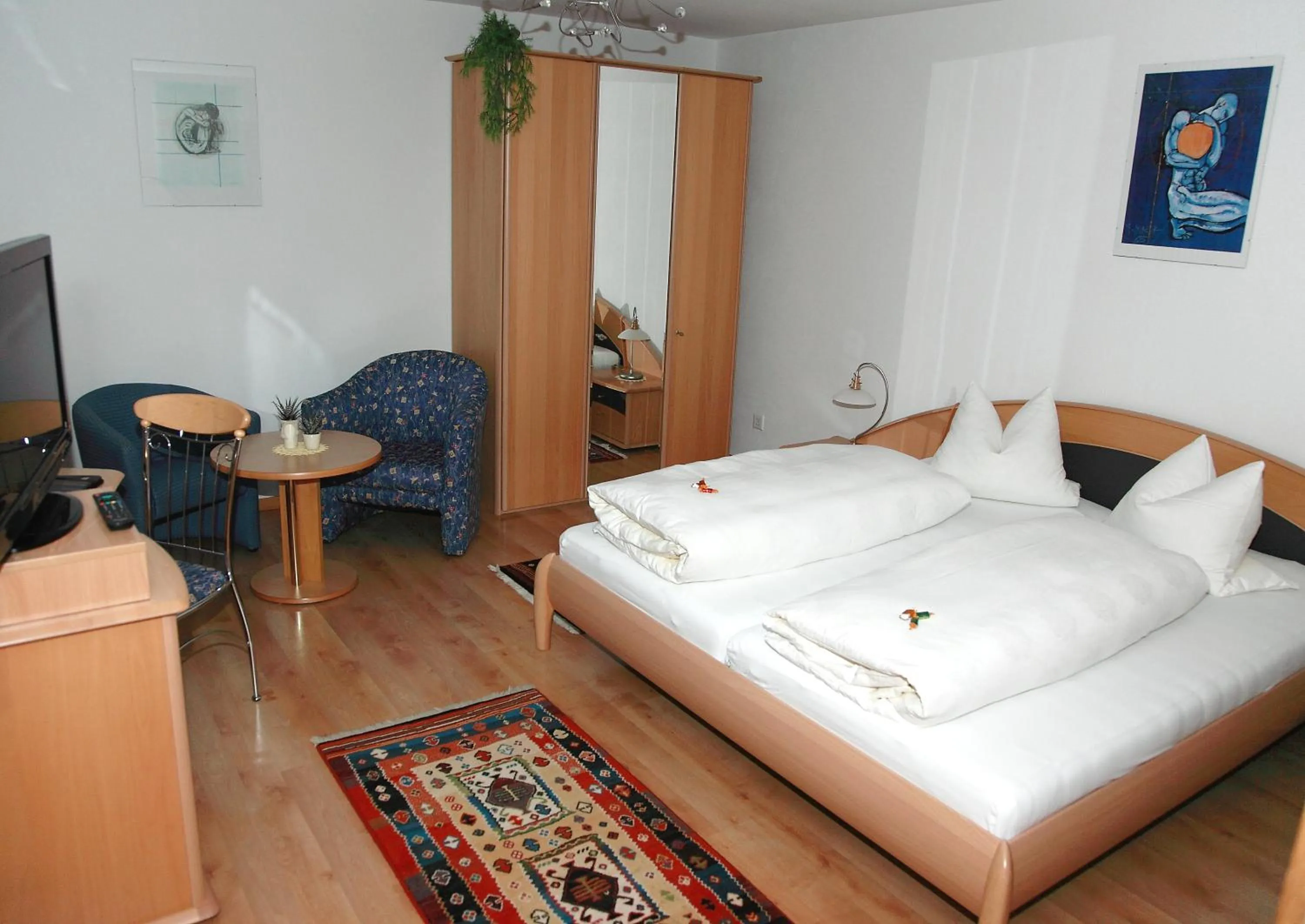 Bed in Hotel Garni Aurora