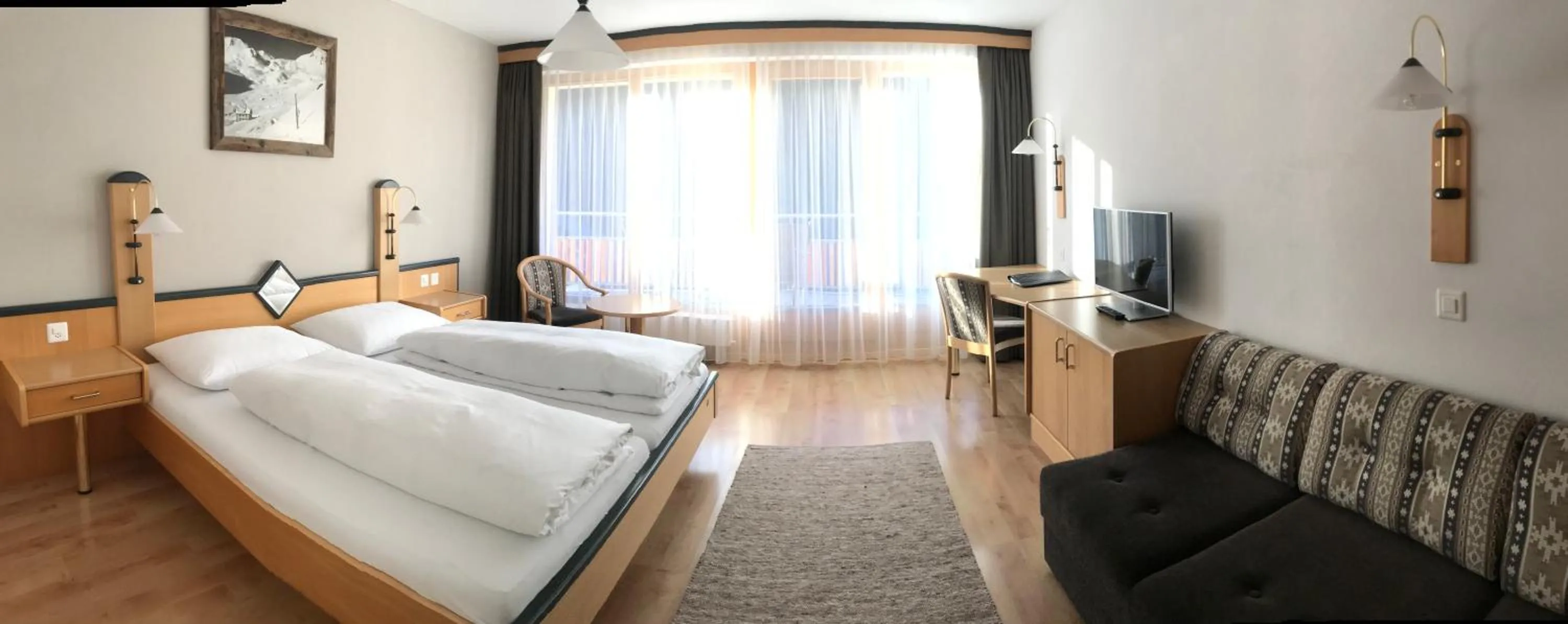 Bed in Hotel Garni Aurora