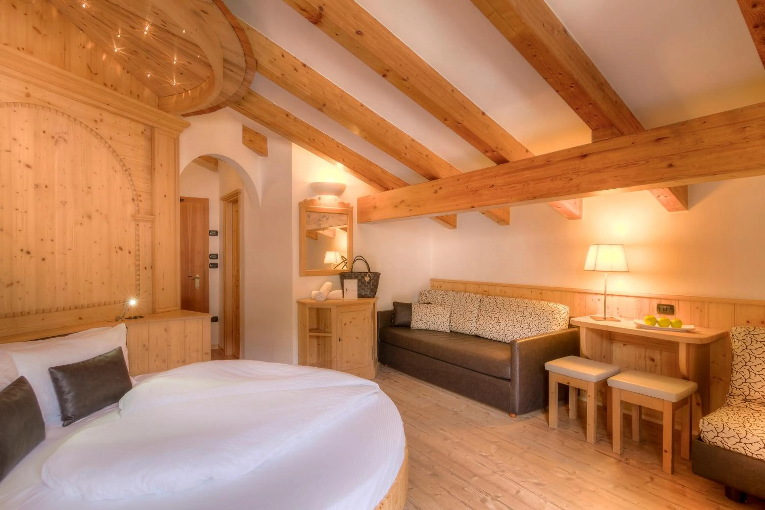 Bed in Hotel Madonnina Resort And Wellness
