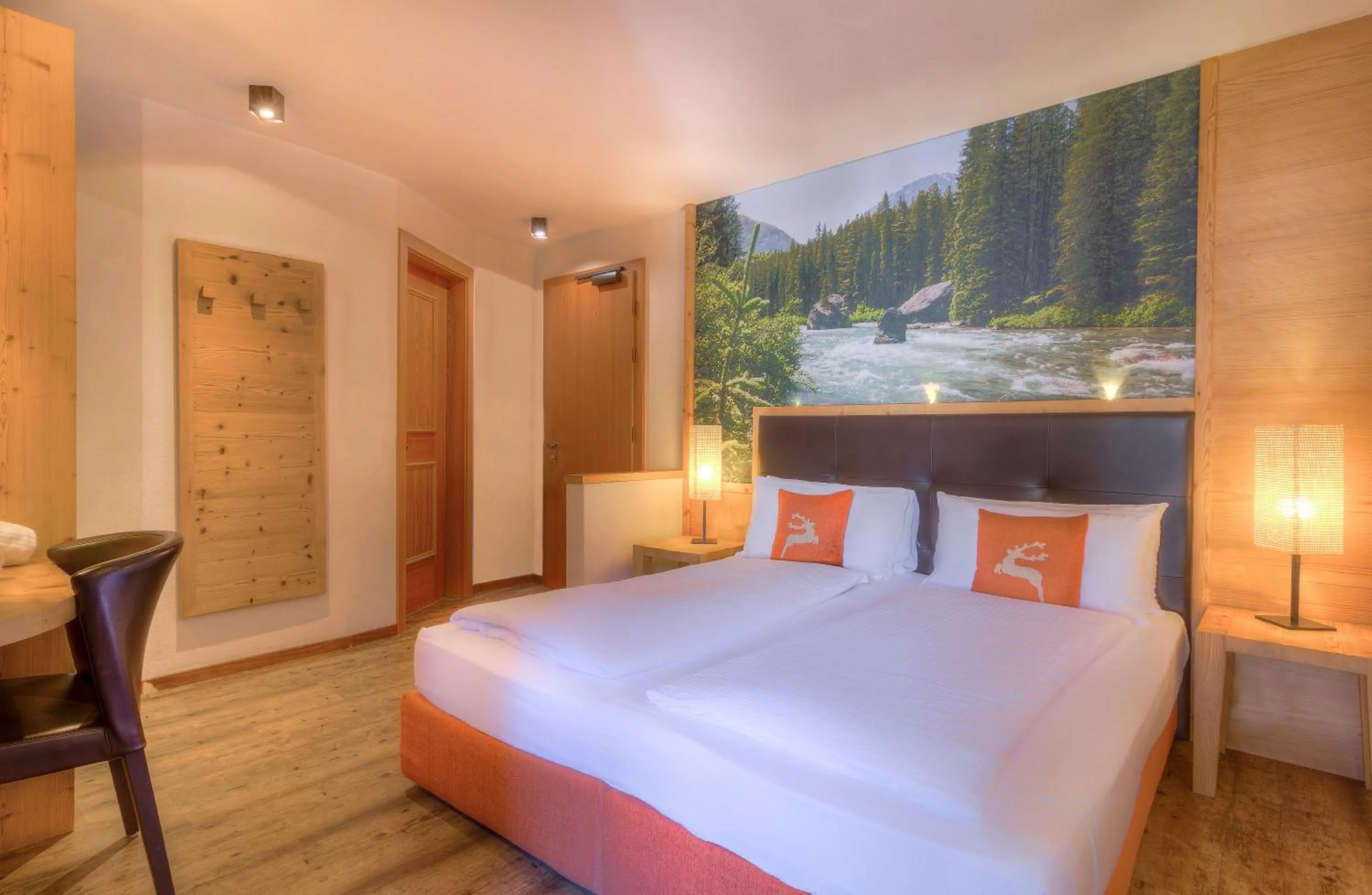 Bed in Hotel Madonnina Resort And Wellness
