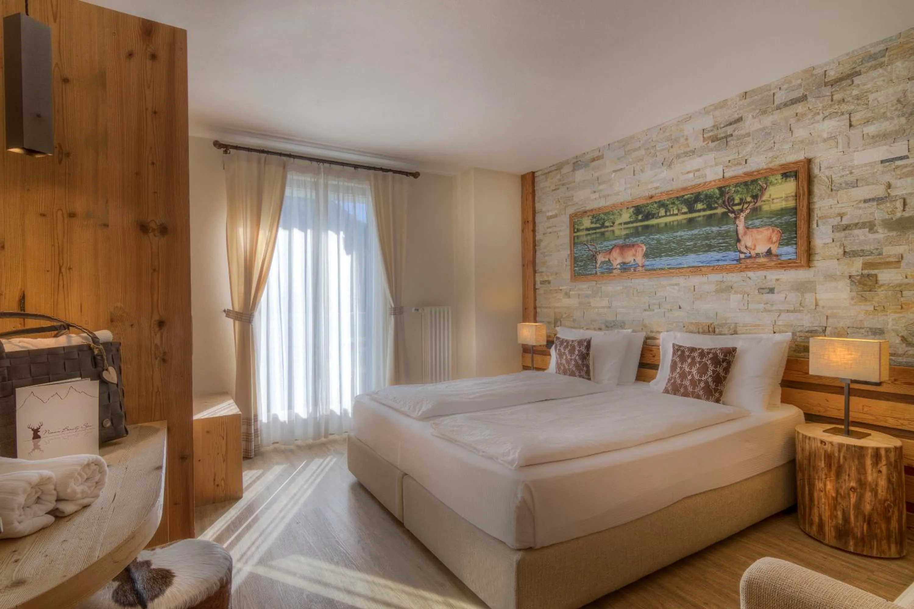 Bed in Hotel Madonnina Resort And Wellness
