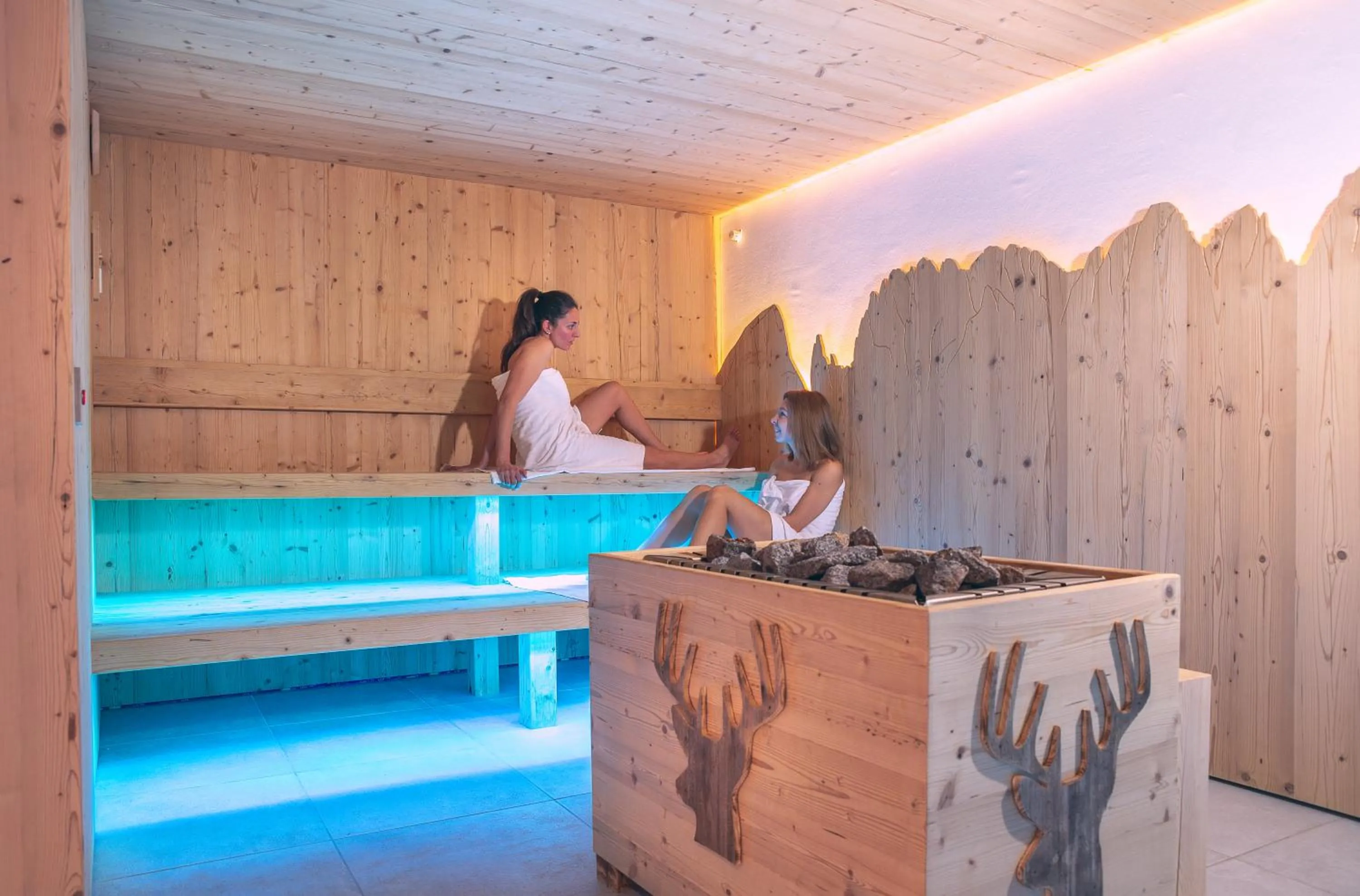 Sauna in Hotel Madonnina Resort And Wellness
