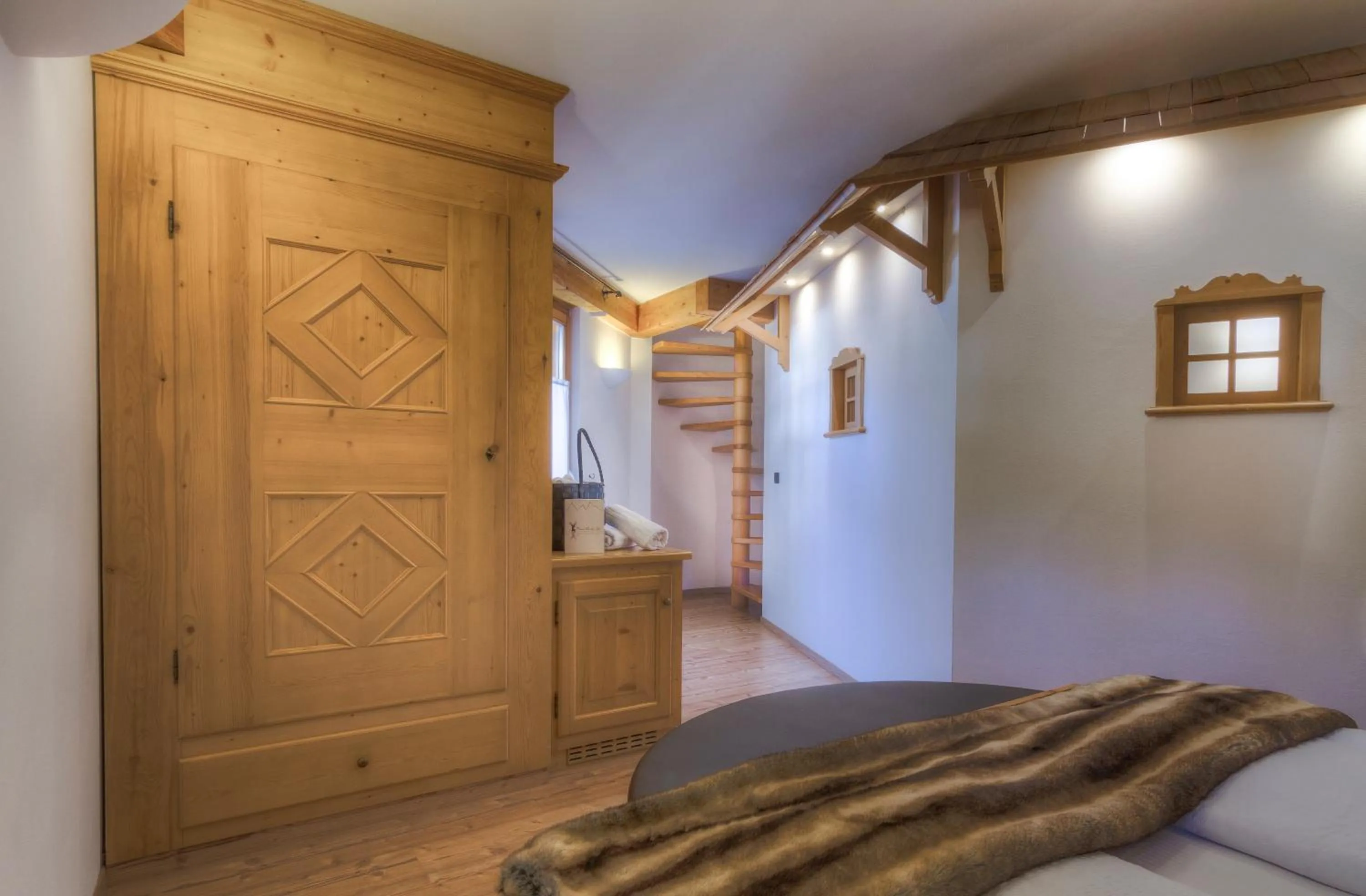 Bed in Hotel Madonnina Resort And Wellness