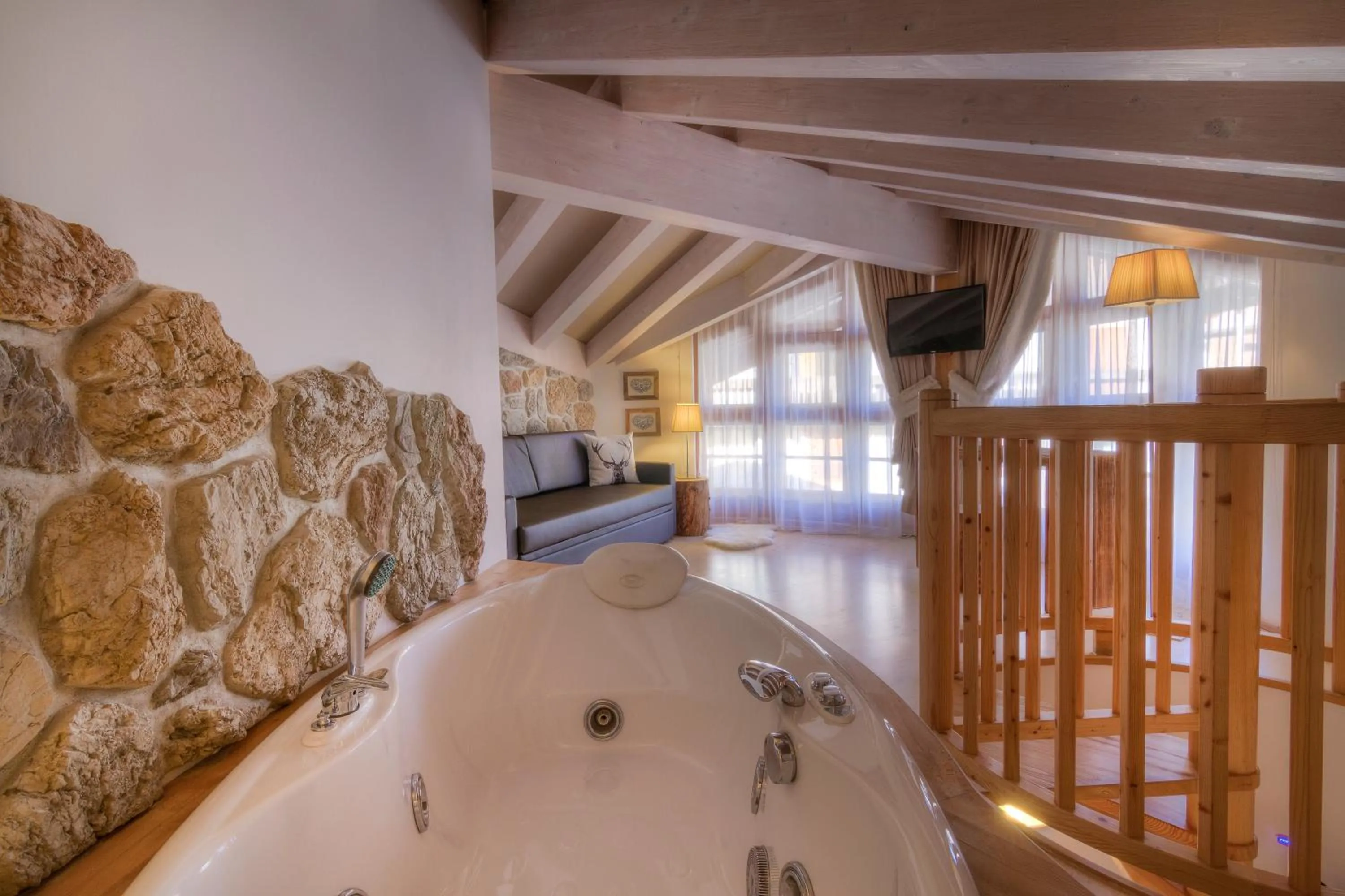 Bed in Hotel Madonnina Resort And Wellness