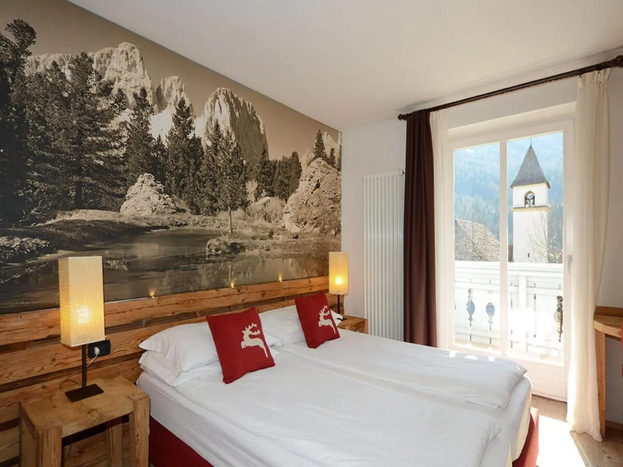 Bed in Hotel Madonnina Resort And Wellness