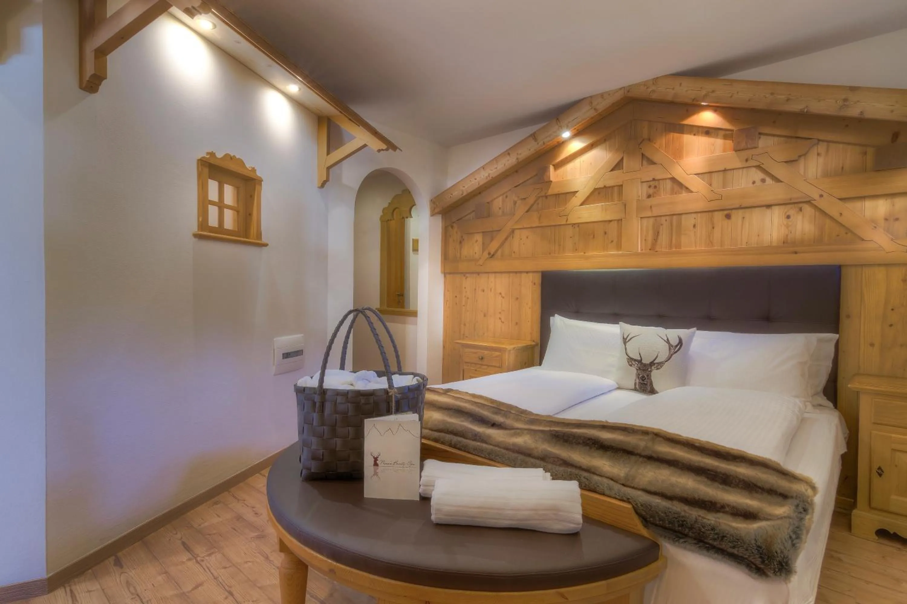 Bed in Hotel Madonnina Resort And Wellness