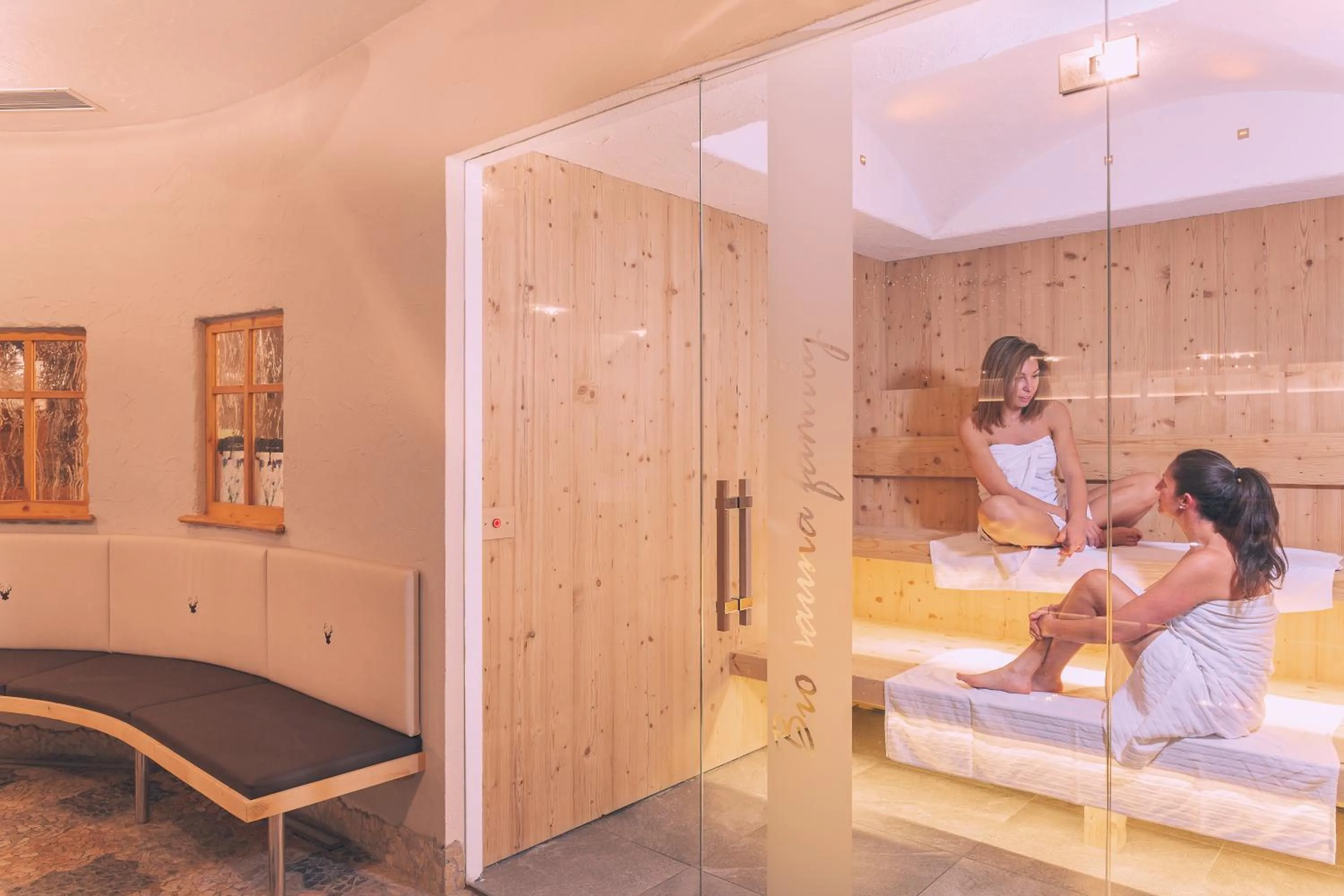 Sauna in Hotel Madonnina Resort And Wellness