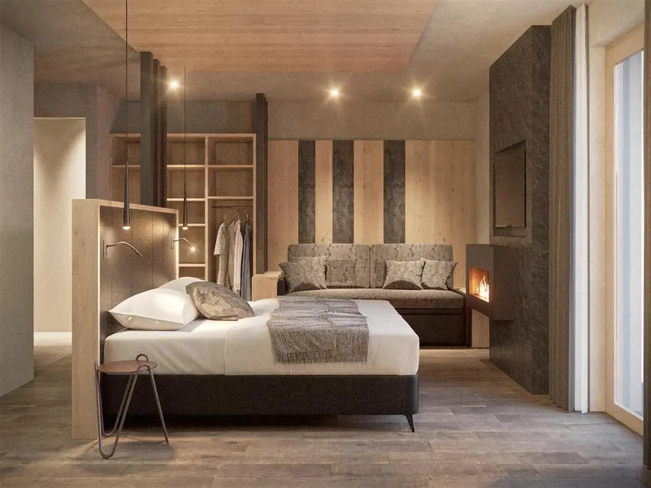 Deluxe Triple Room in Hotel Madonnina Resort And Wellness Deluxe Triple Room in Hotel Madonnina Resort And Wellness