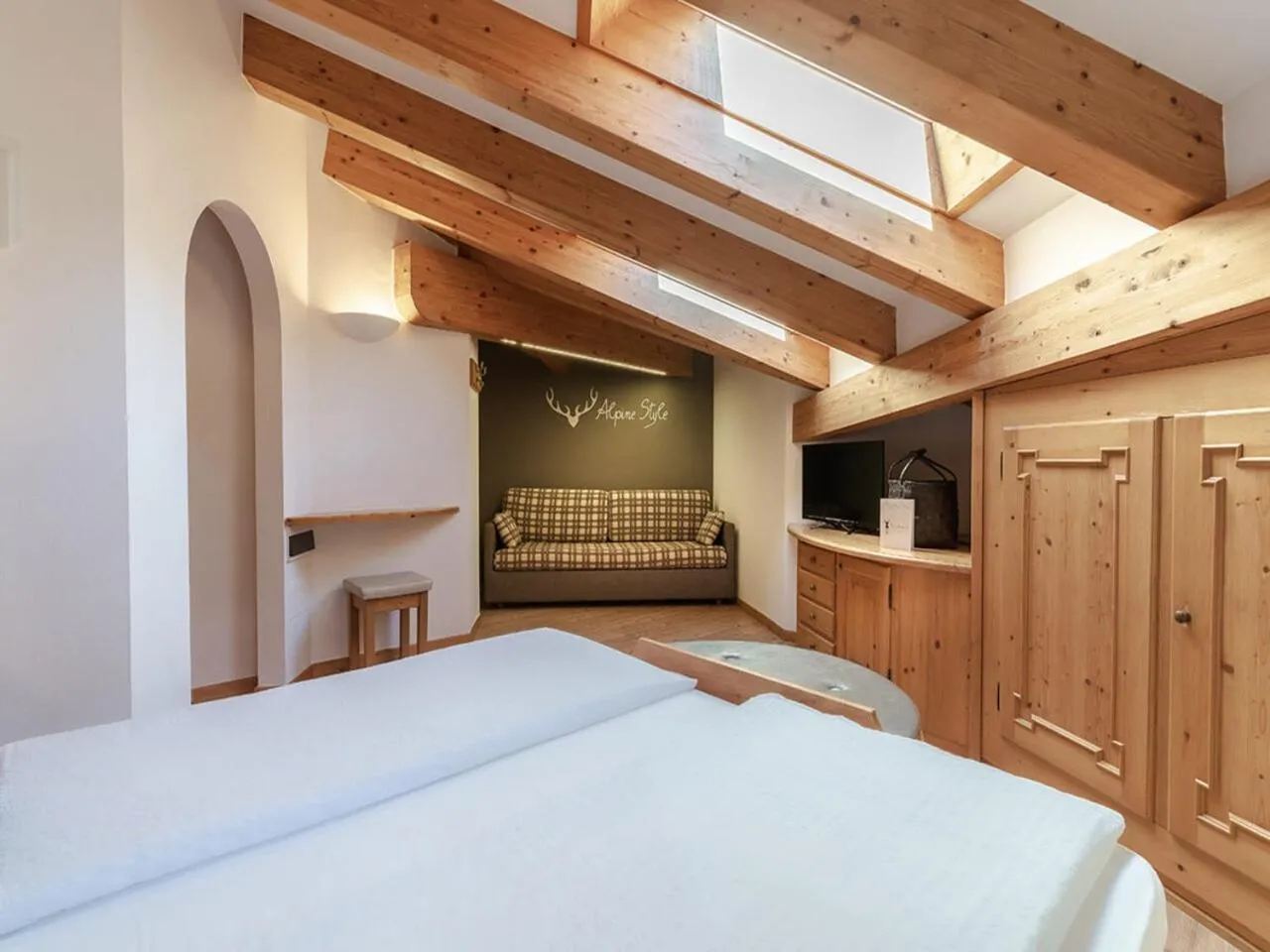 Bed in Hotel Madonnina Resort And Wellness