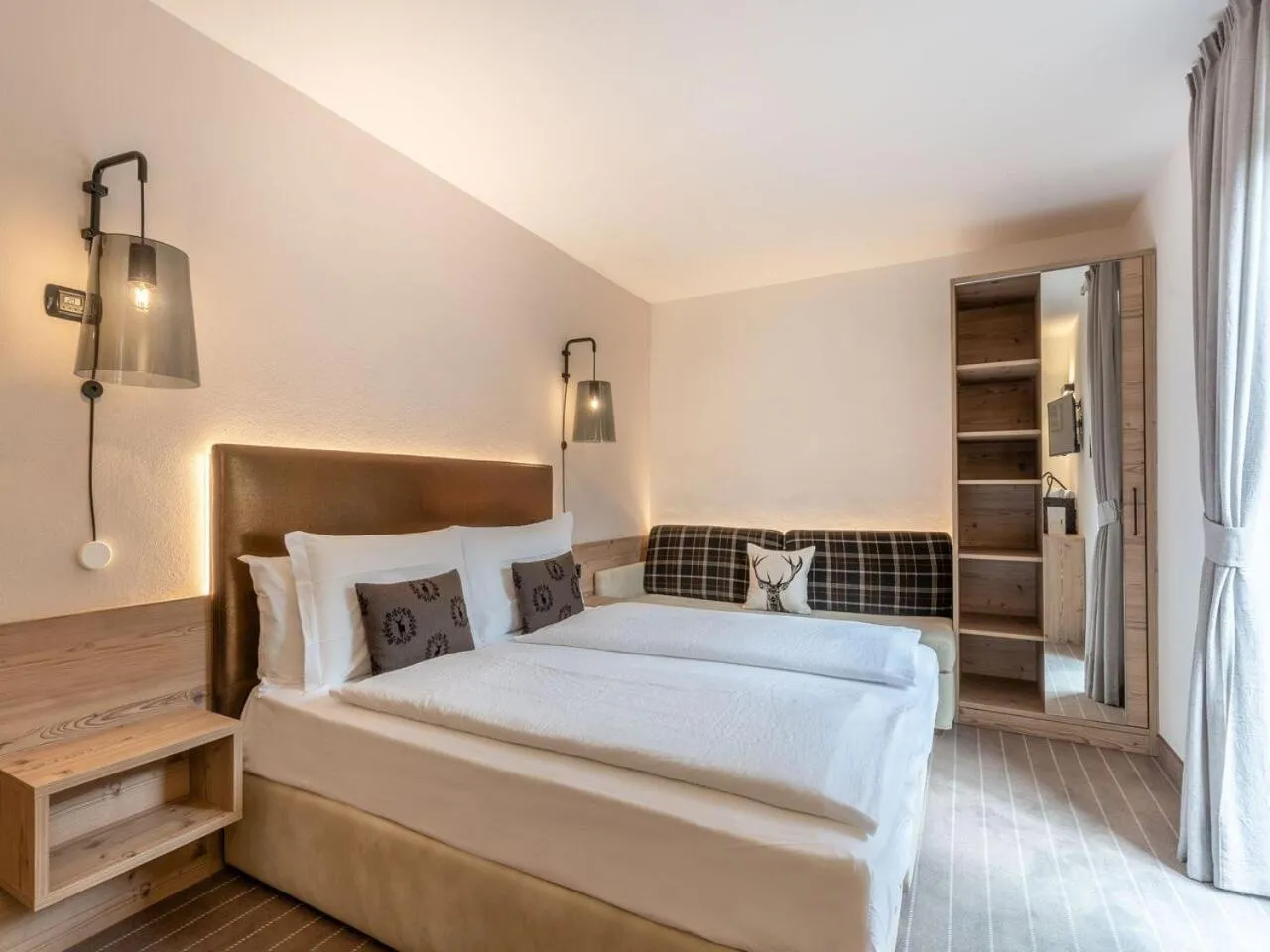 Bed in Hotel Madonnina Resort And Wellness