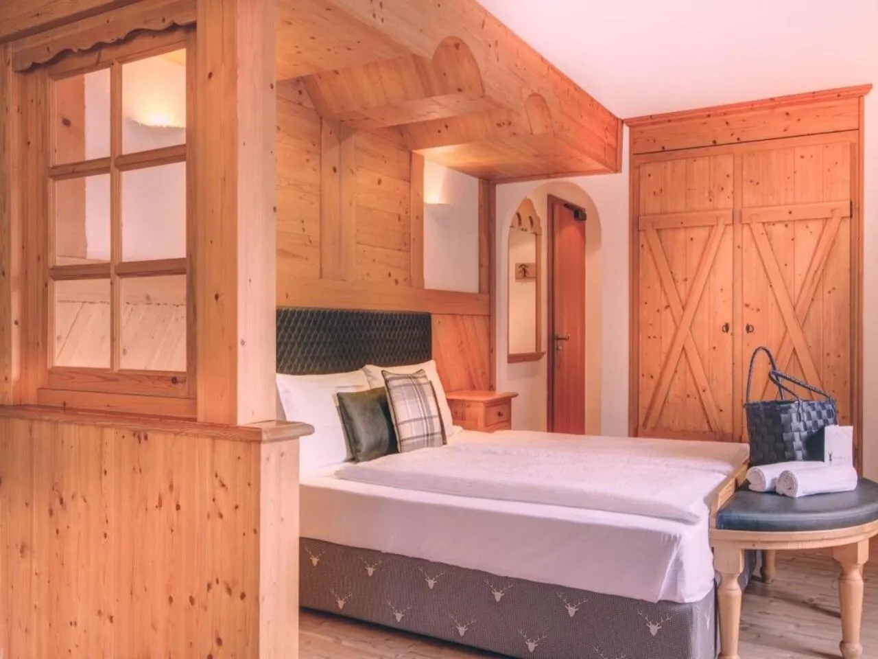 Bed in Hotel Madonnina Resort And Wellness