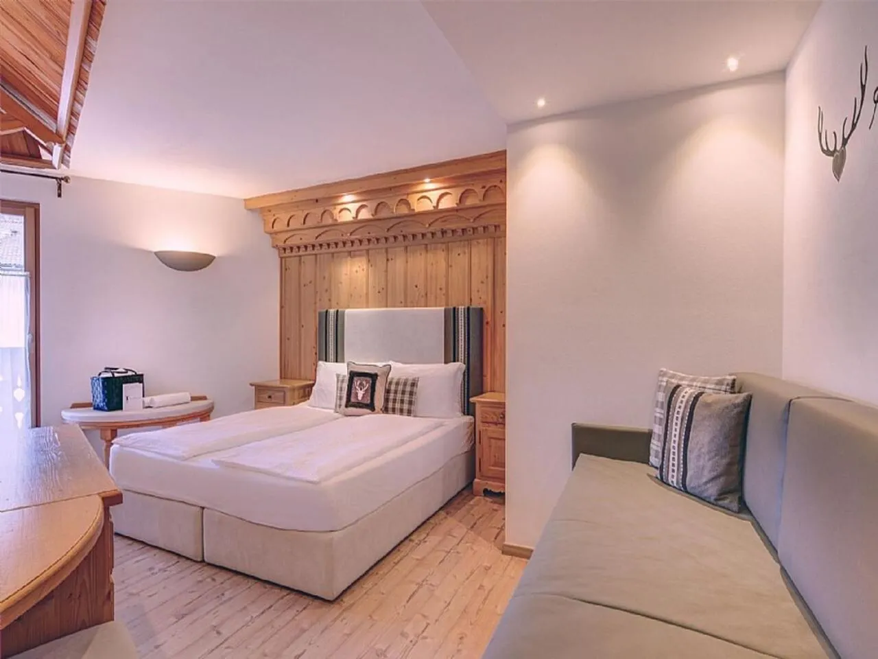 Bed in Hotel Madonnina Resort And Wellness