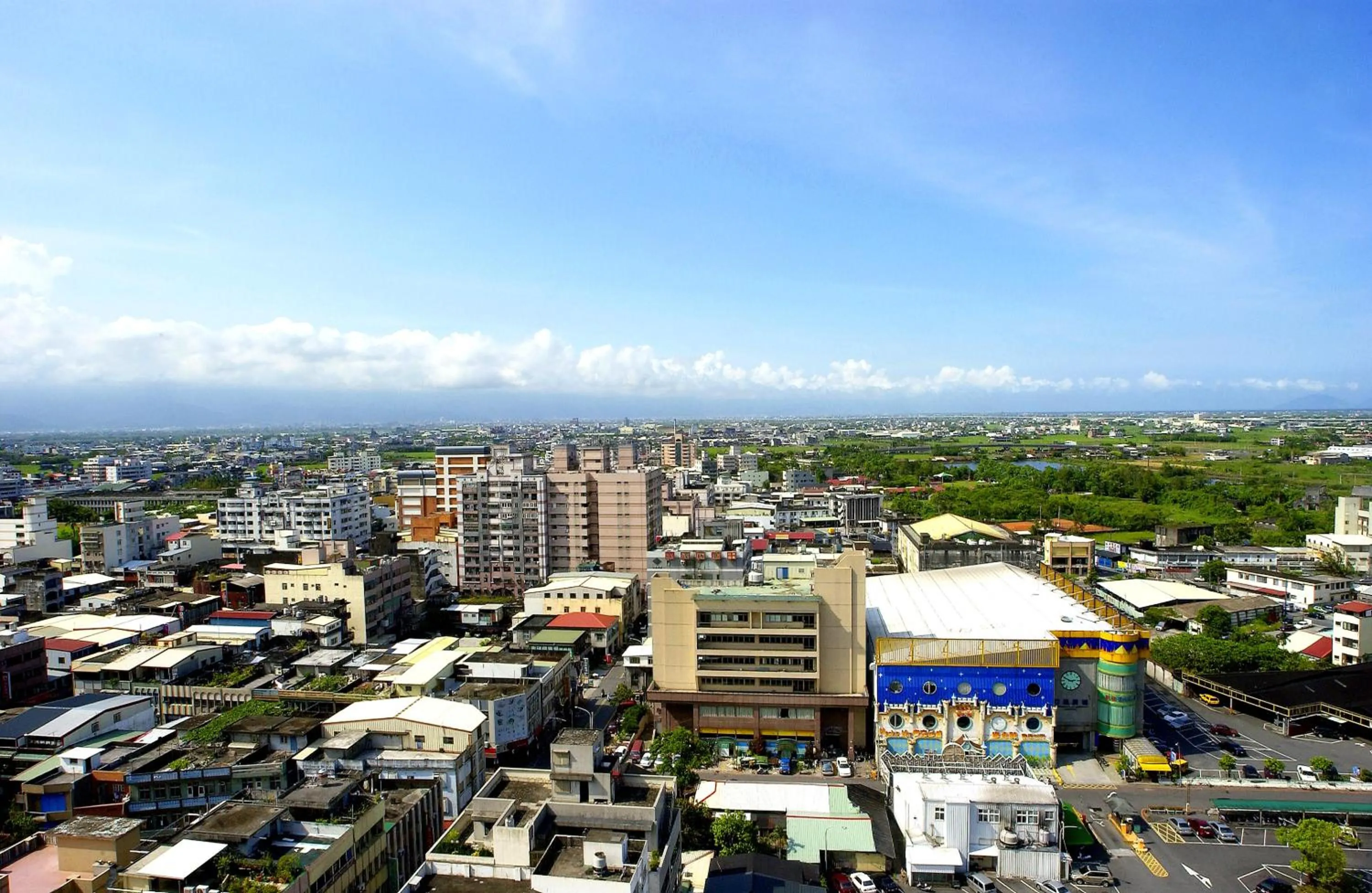 City view in Kavalan Hotel