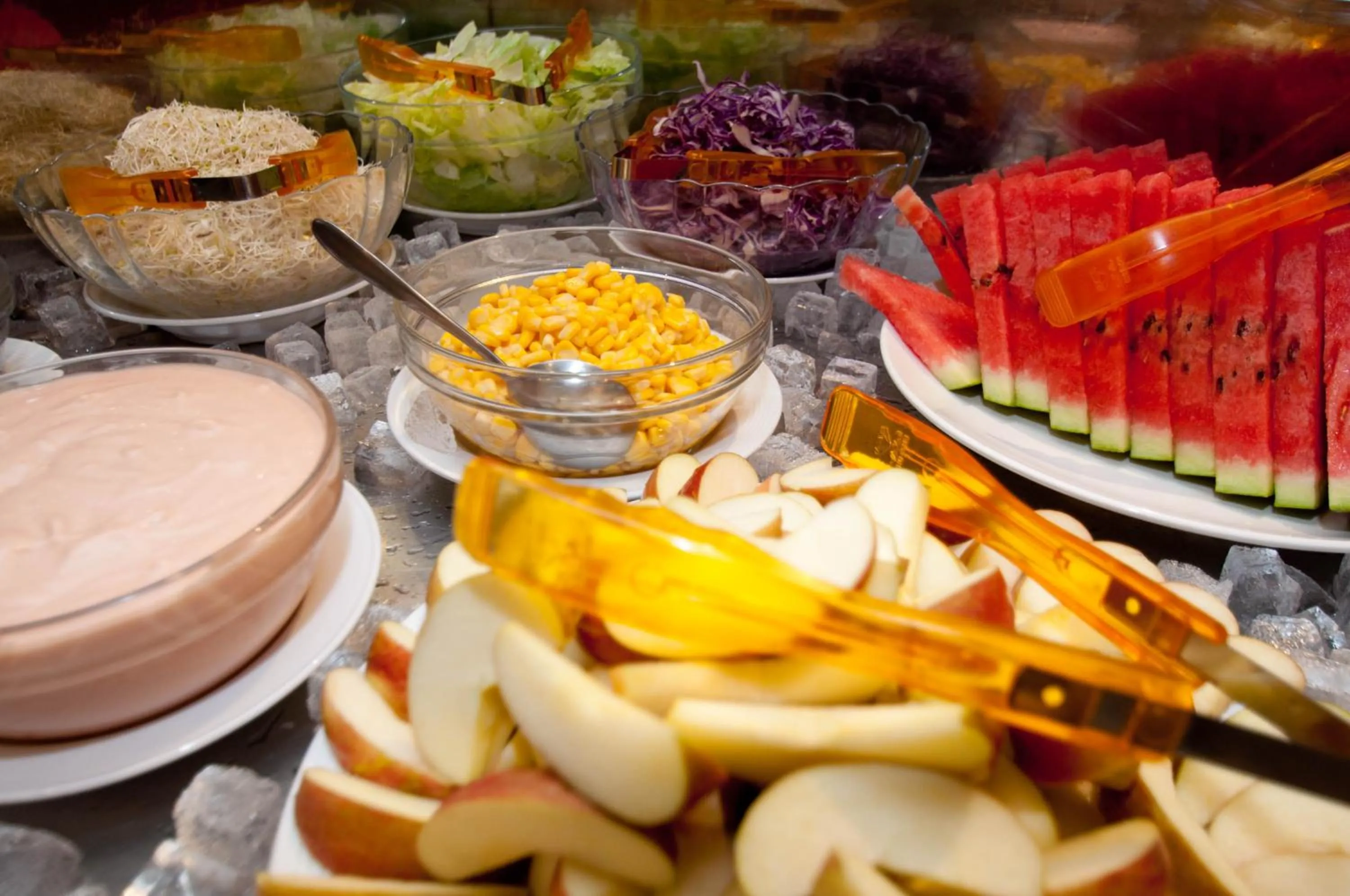 Buffet breakfast in Kavalan Hotel