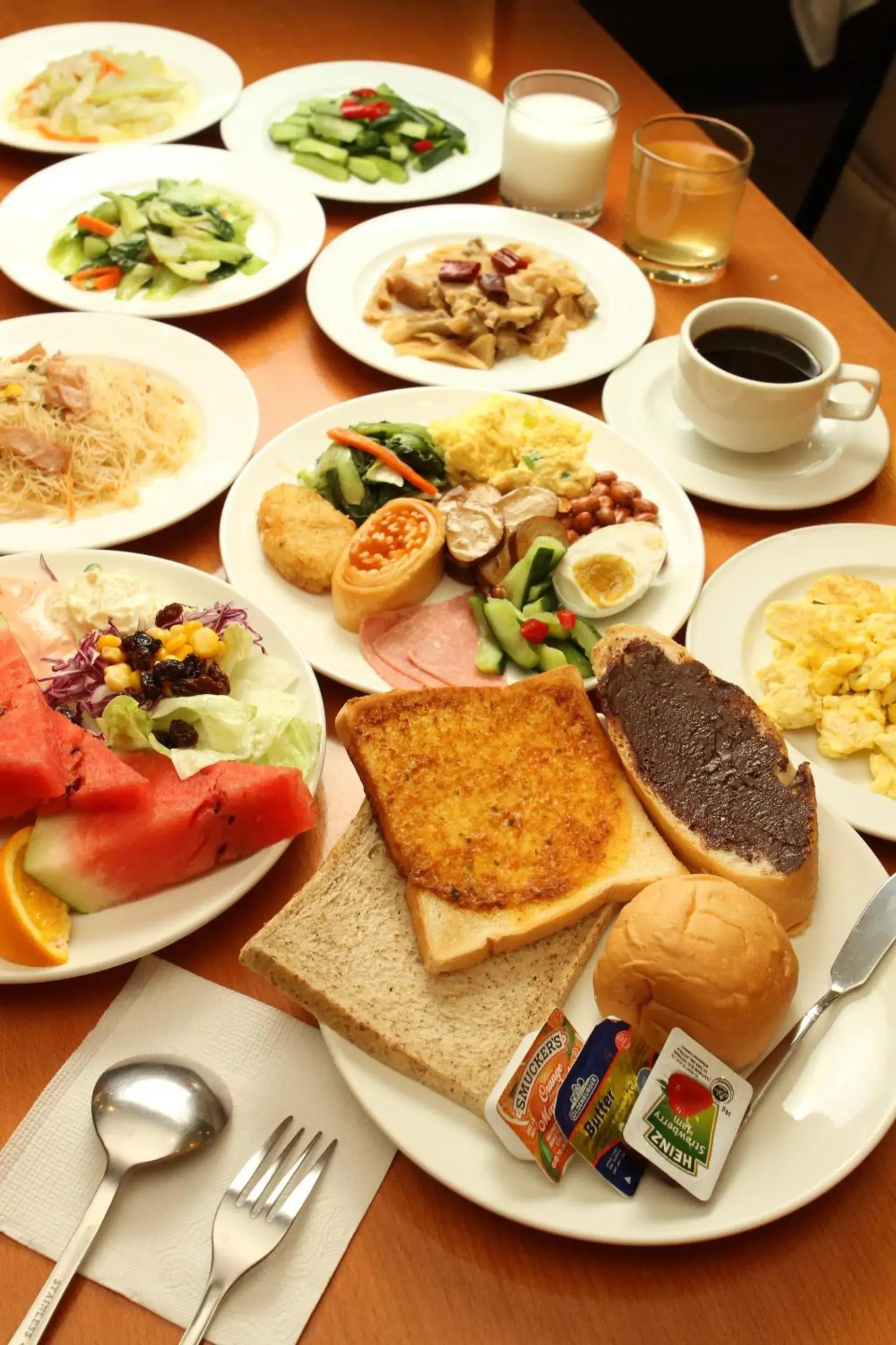 Buffet breakfast in Kavalan Hotel