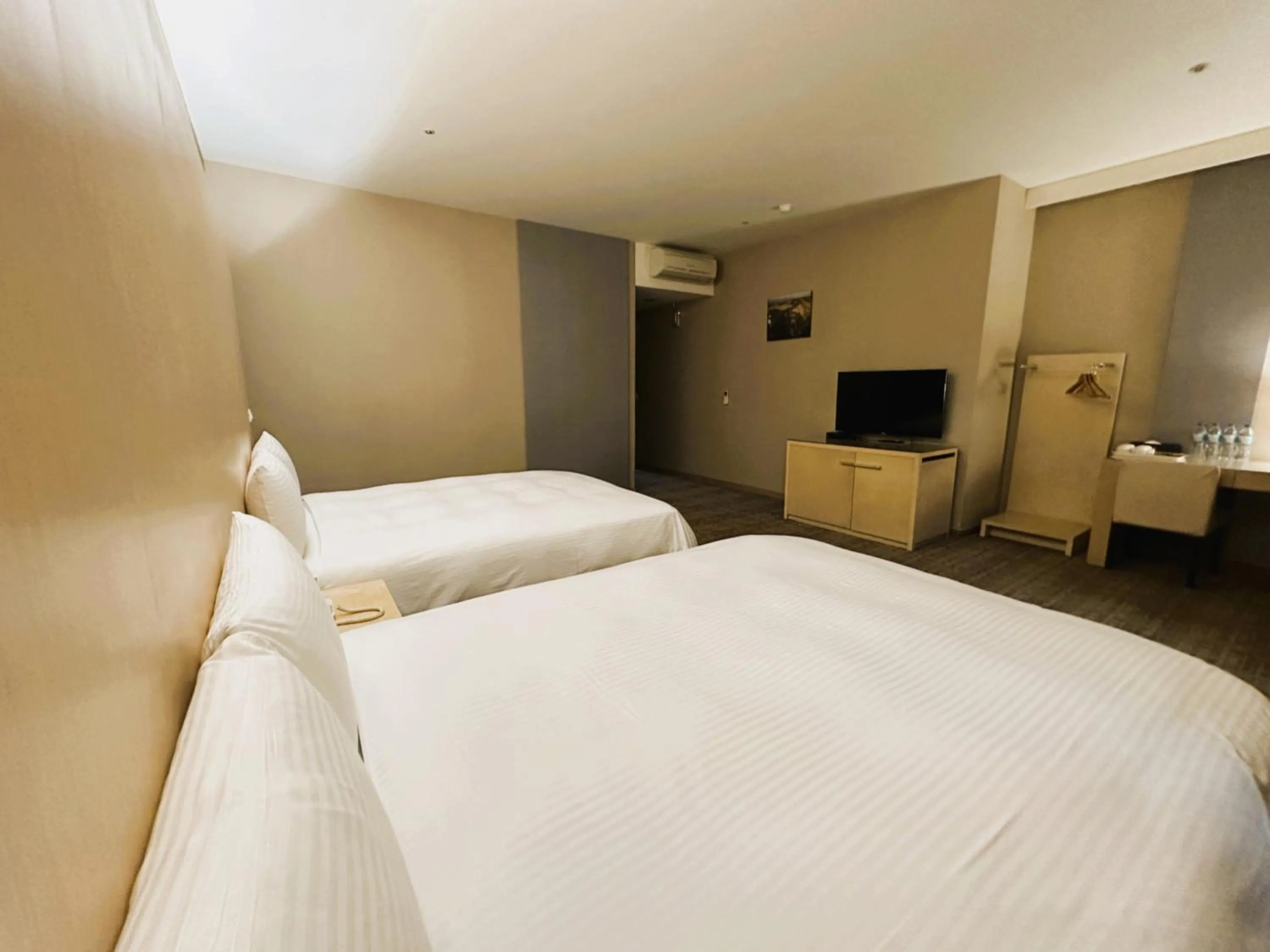 Bed in Kavalan Hotel