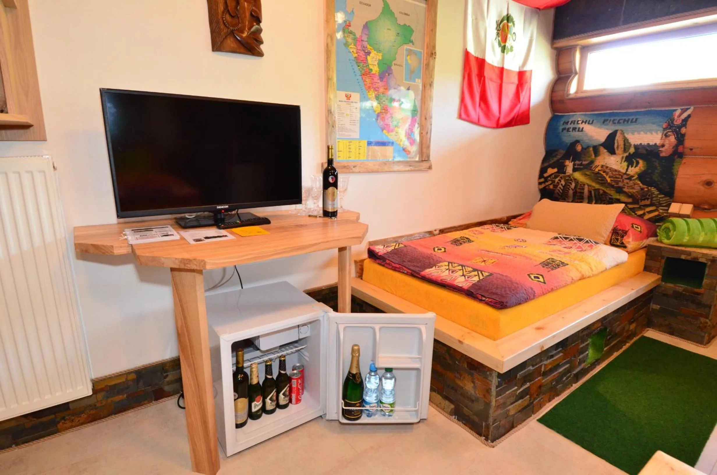 Bedroom, Bed in Resort Svět