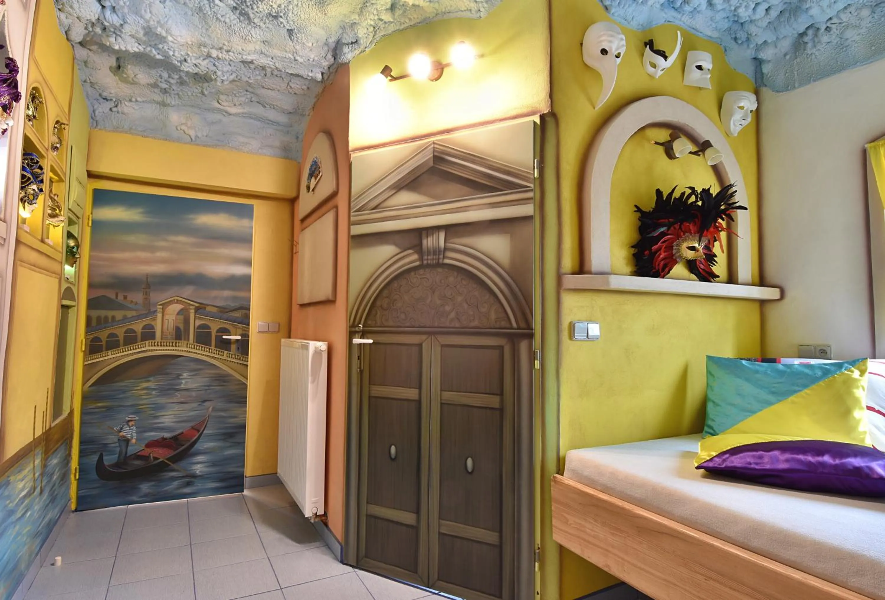 Decorative detail, Bed in Resort Svět