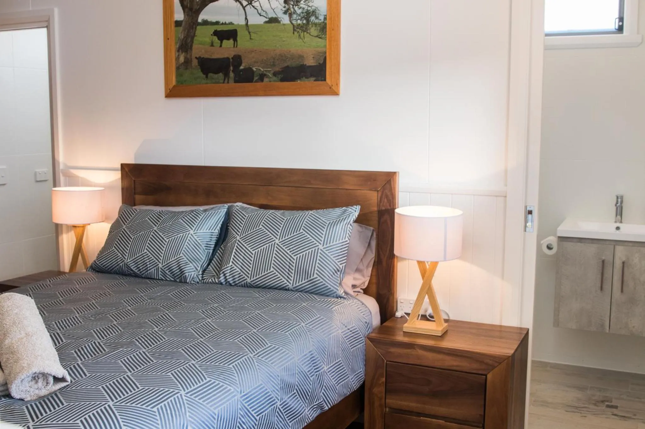 Bedroom, Bed in Mudgee Apartments on Horatio Street