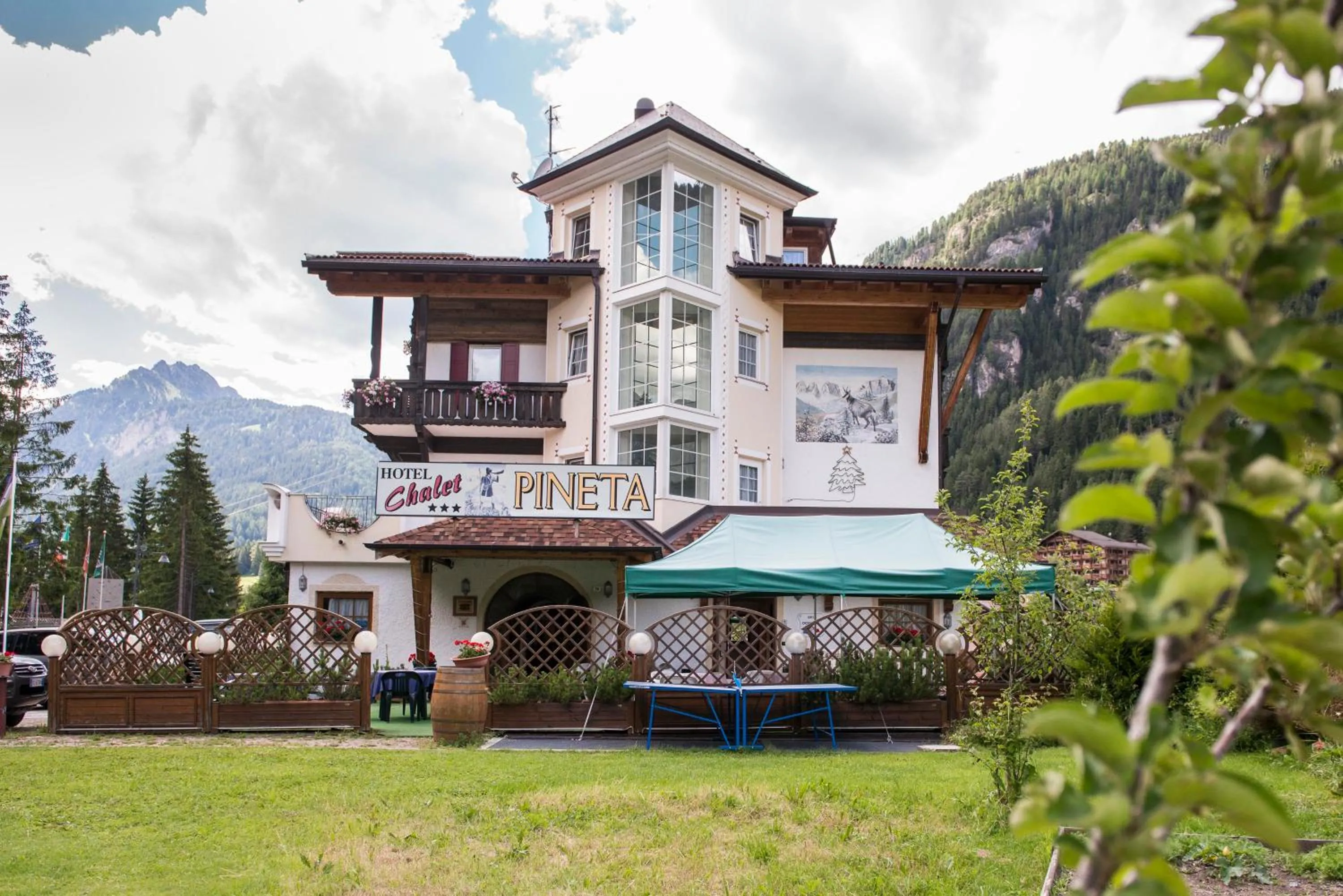 Garden in Chalet Pineta relax location