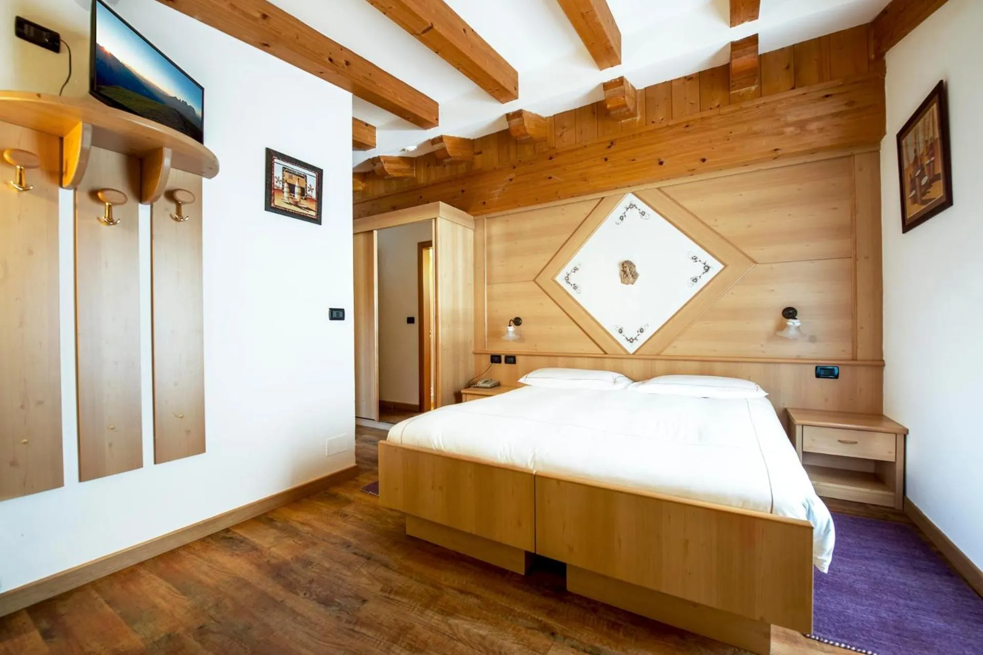 Bed in Chalet Pineta relax location