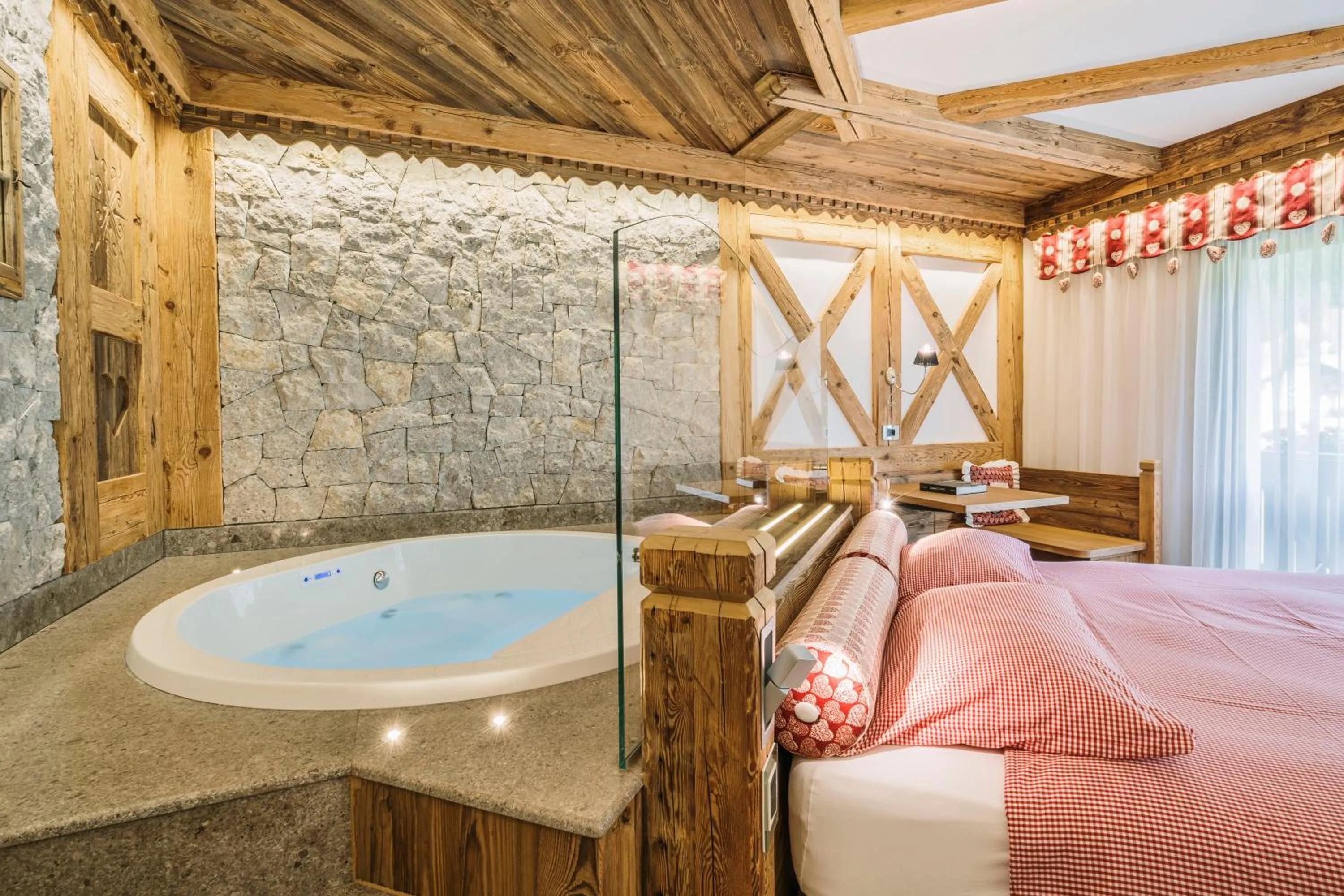 Bed in Chalet Pineta relax location