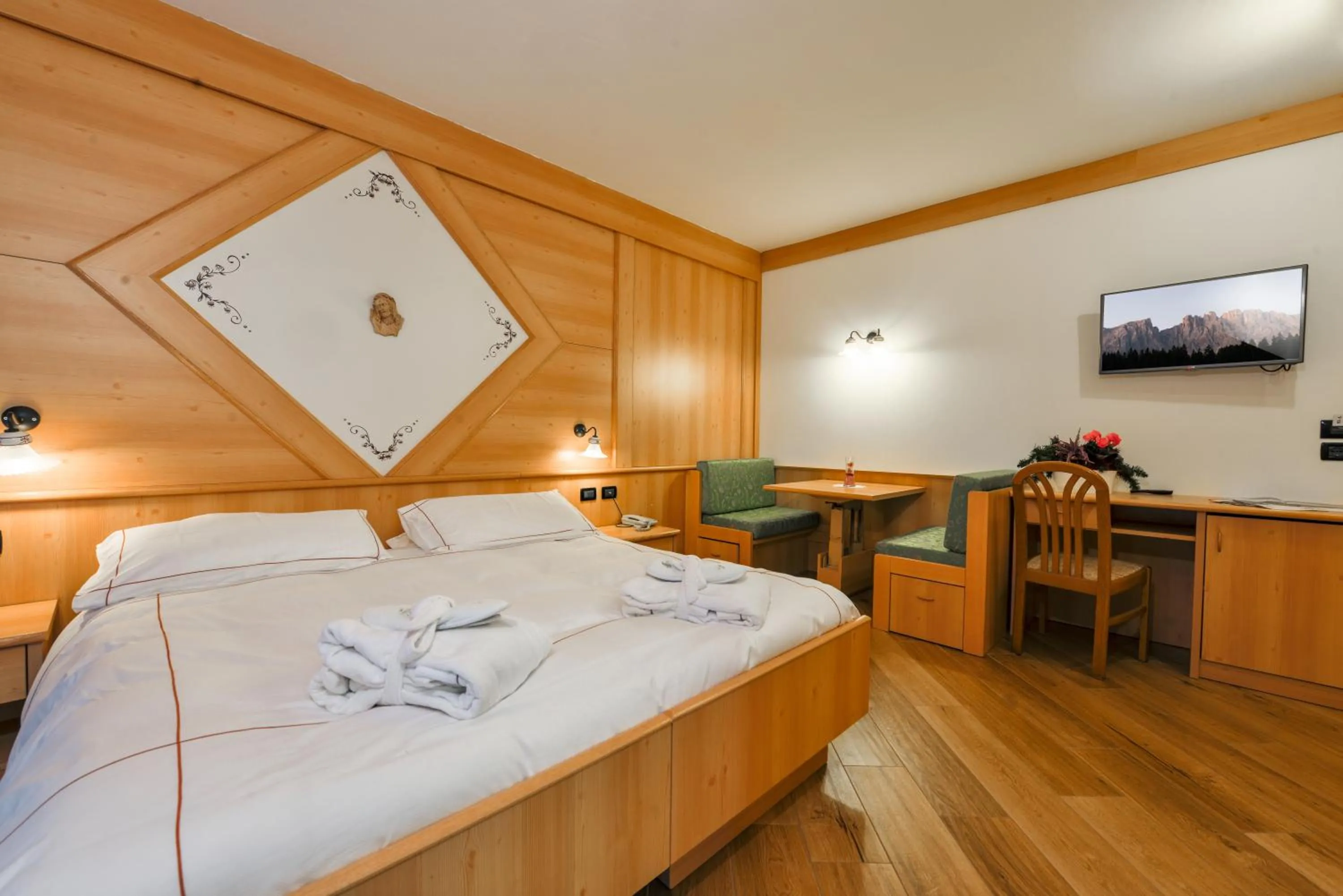Bed in Chalet Pineta relax location