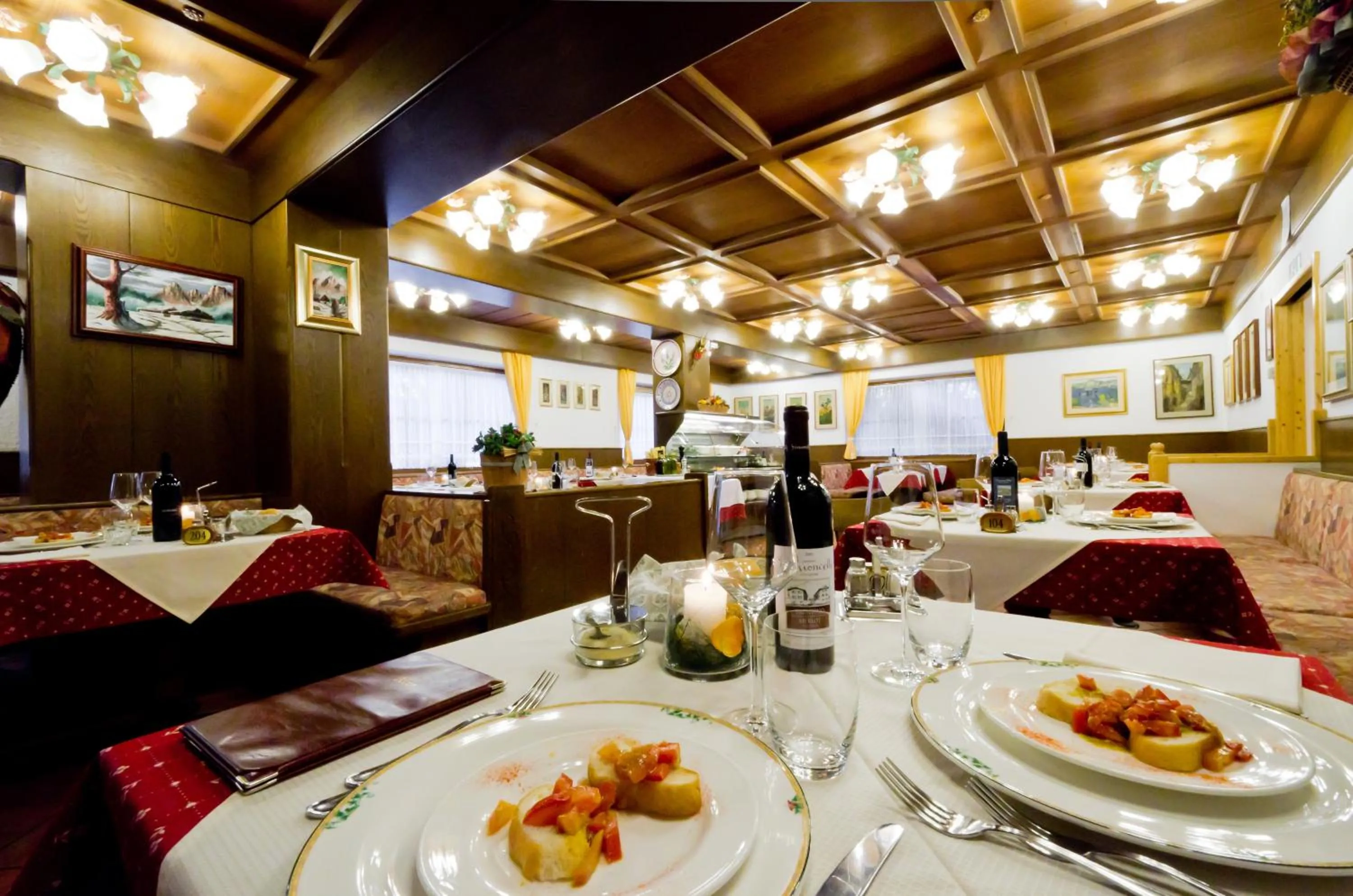 Restaurant/places to eat in Chalet Pineta relax location
