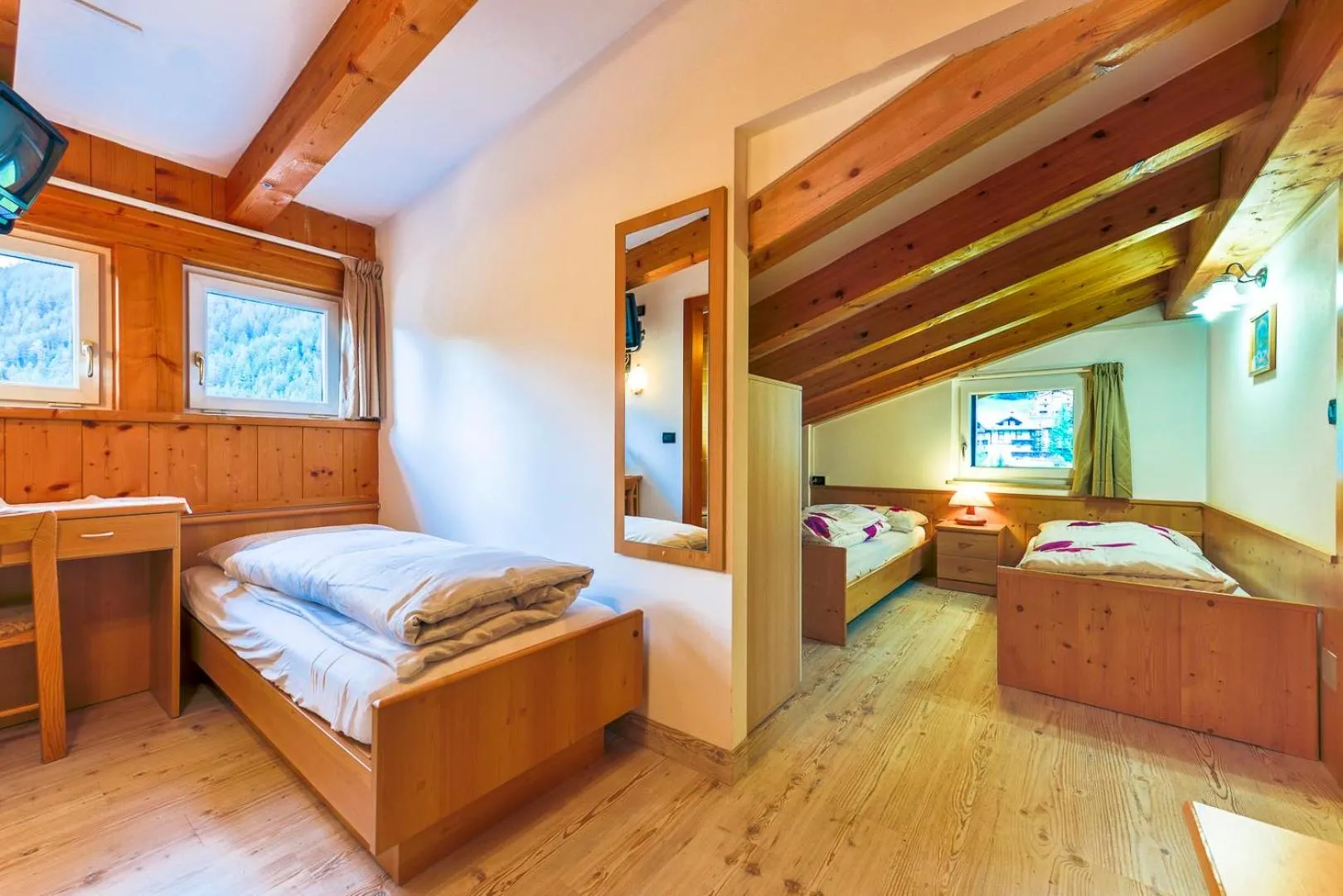 Bed in Chalet Pineta relax location