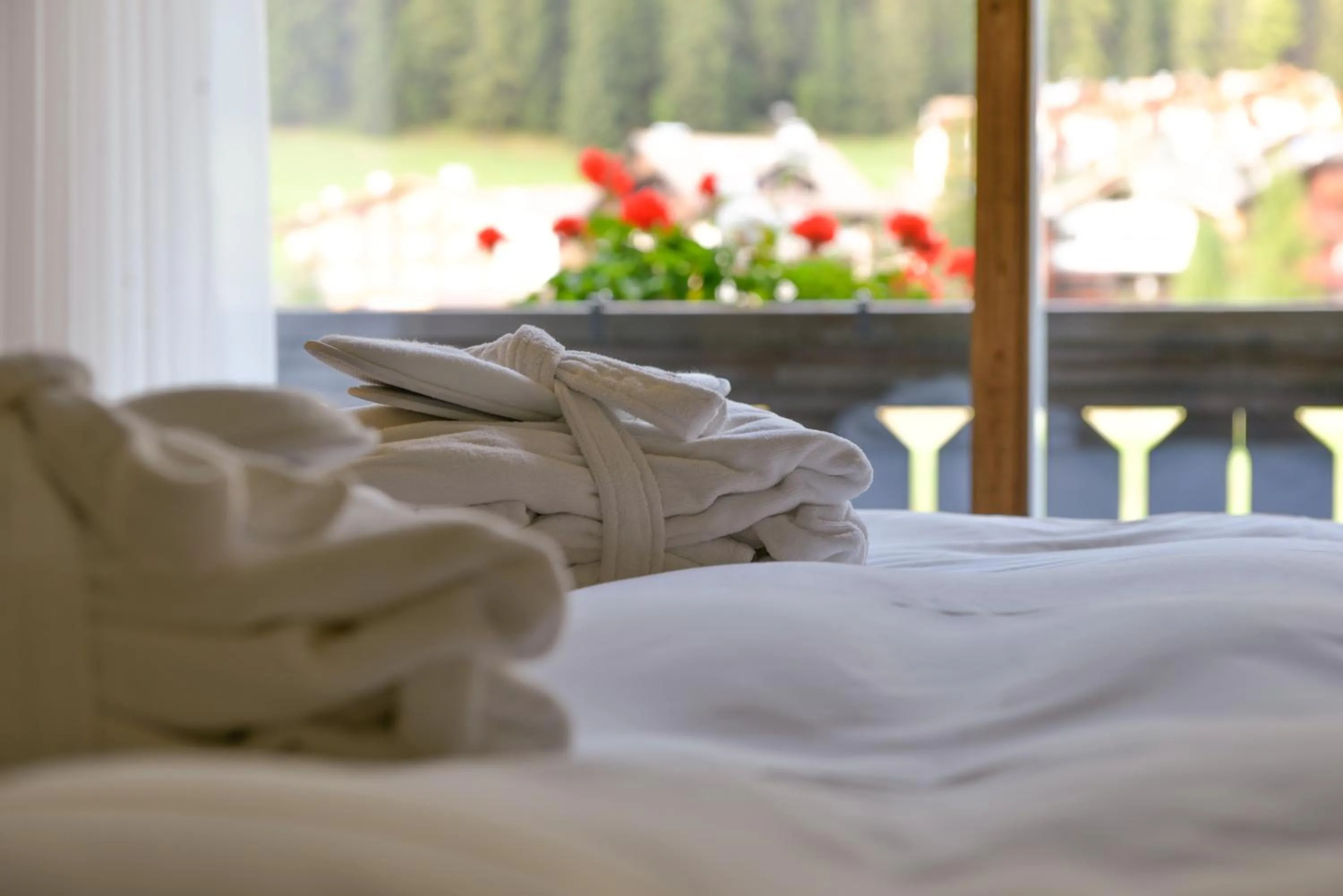 Bed in Chalet Pineta relax location