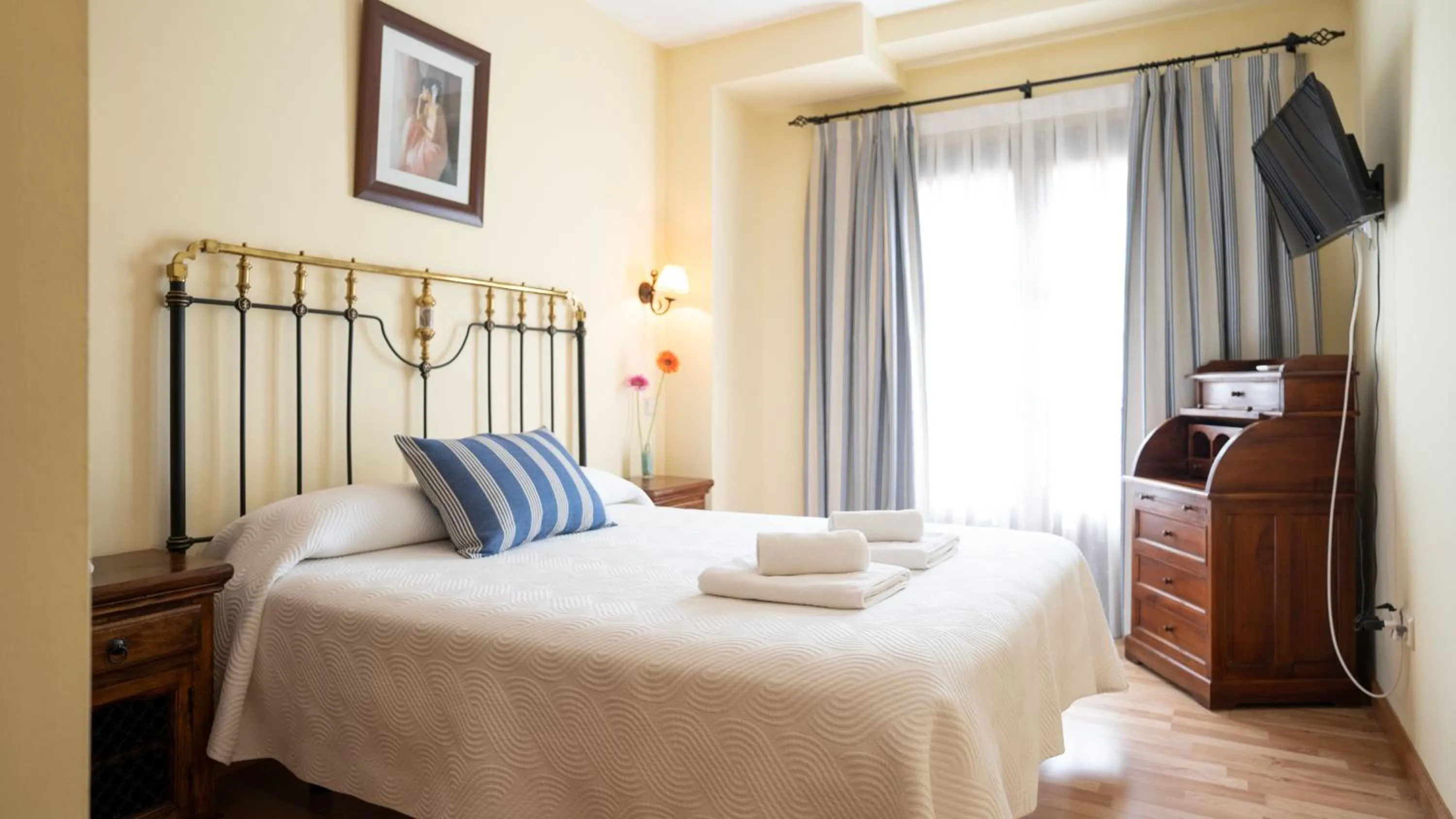 Bedroom, Bed in Hospederia Princesa Elima