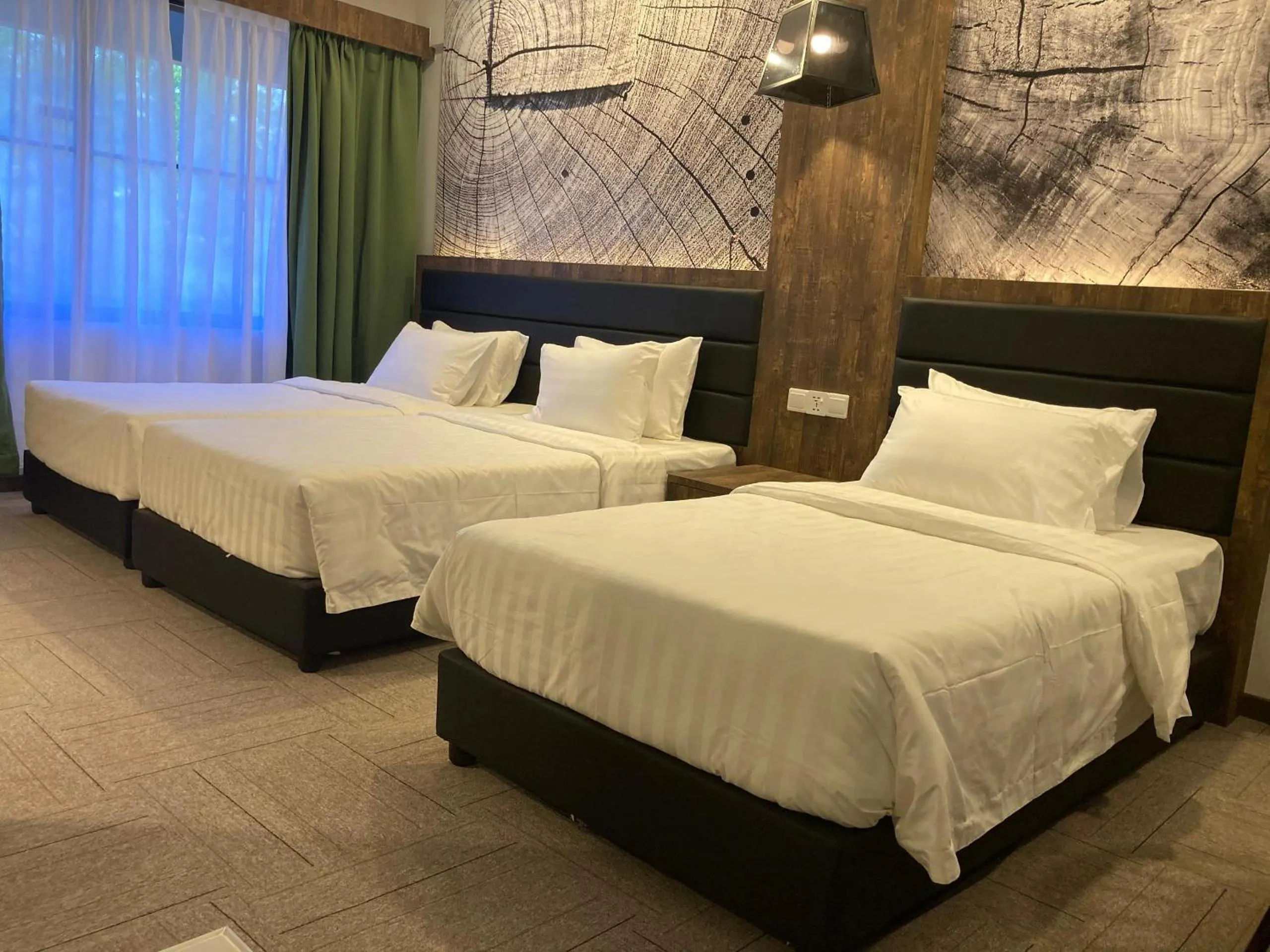 Bed in Perkasa Hotel Mt Kinabalu