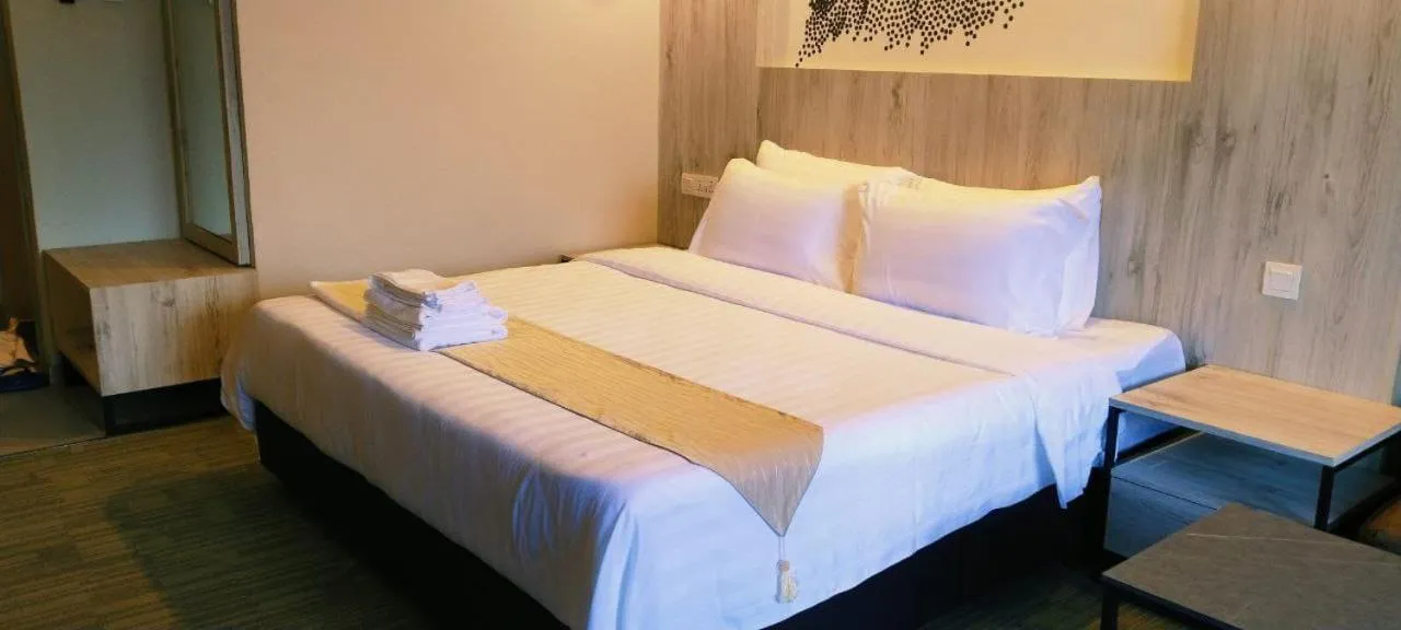 Bed in Perkasa Hotel Mt Kinabalu