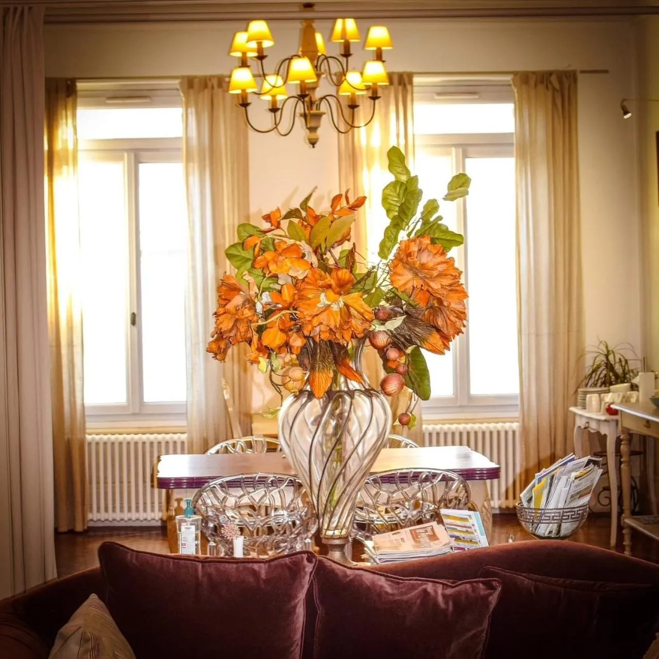 Dining area in Les Tuileries de Chanteloup