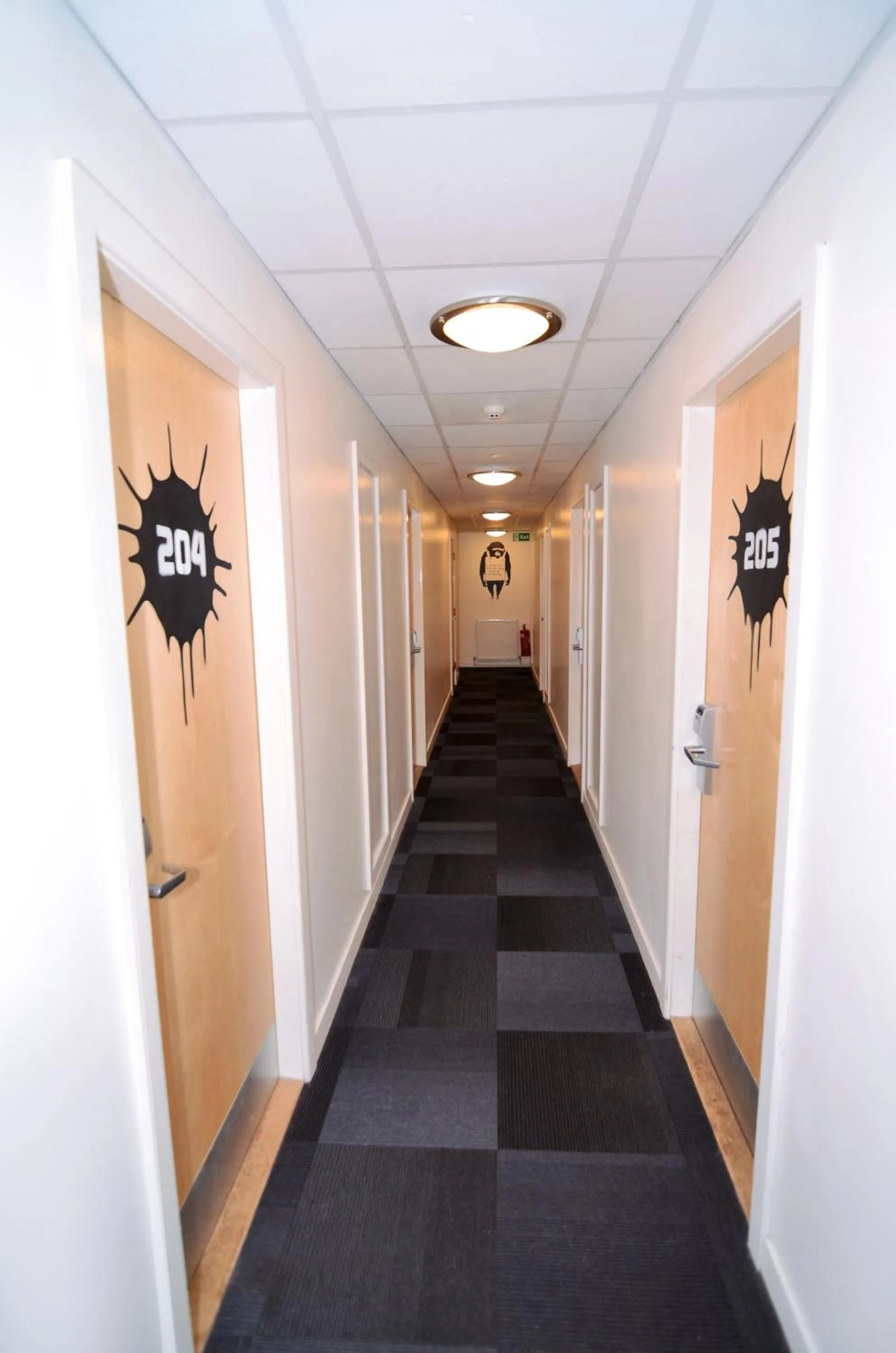 Decorative detail in Smart City Hostels by Safestay, Edinburgh