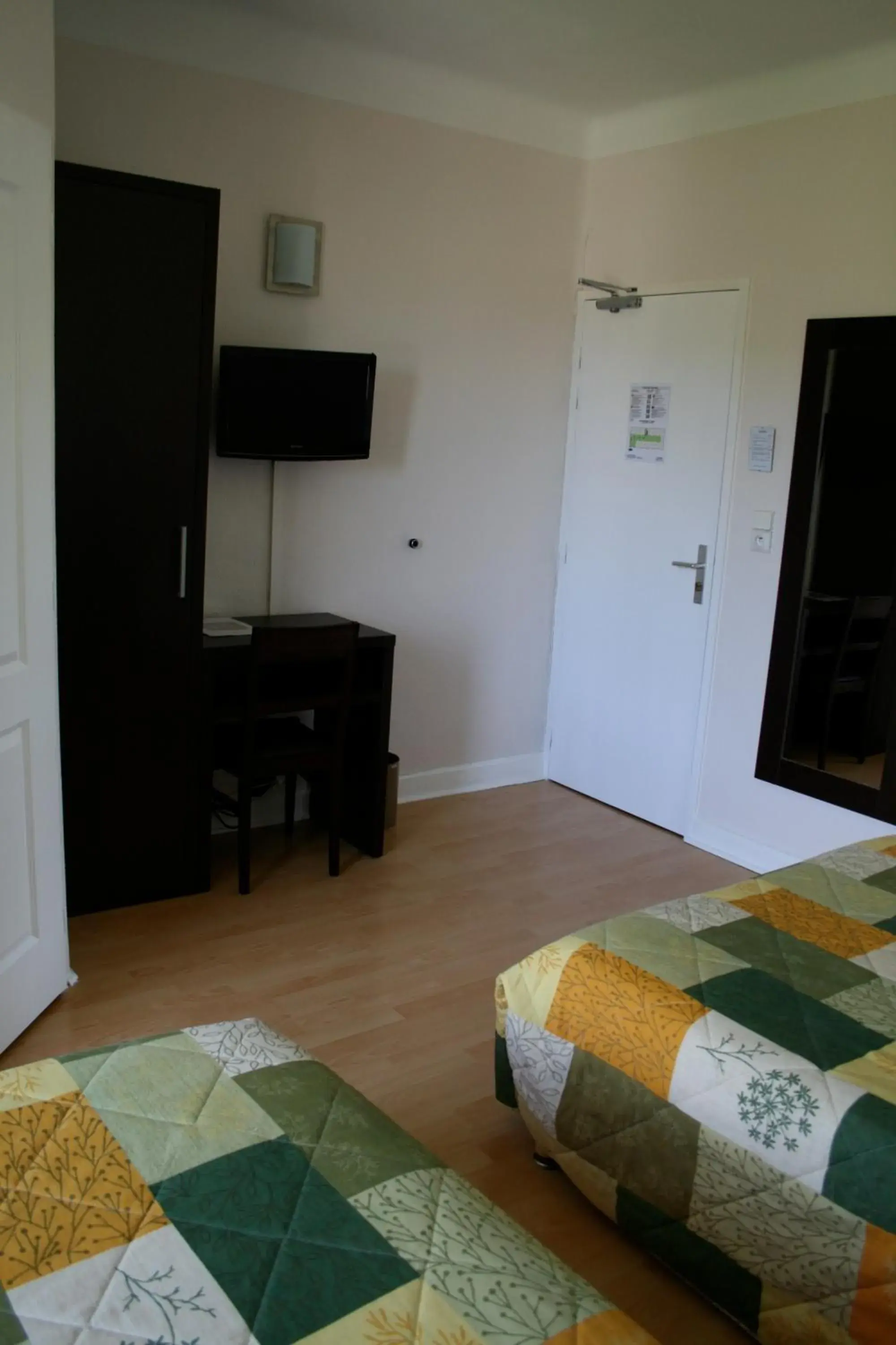 Bed in Logis Hôtel Le Jabron Bed in Logis Hôtel Le Jabron