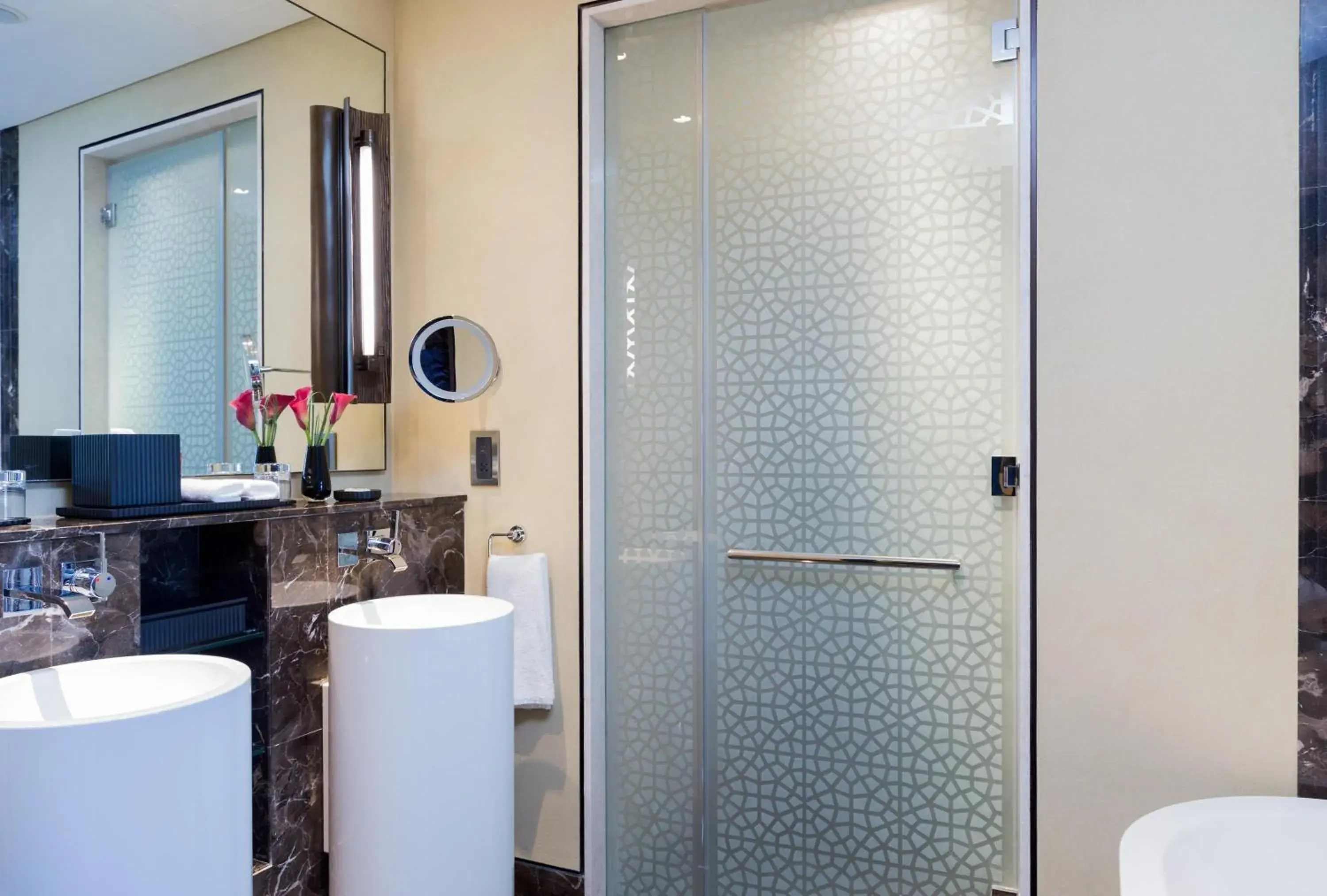 Bathroom in Grand Hyatt Abu Dhabi Hotel & Residences Emirates Pearl Bathroom in Grand Hyatt Abu Dhabi Hotel & Residences Emirates Pearl