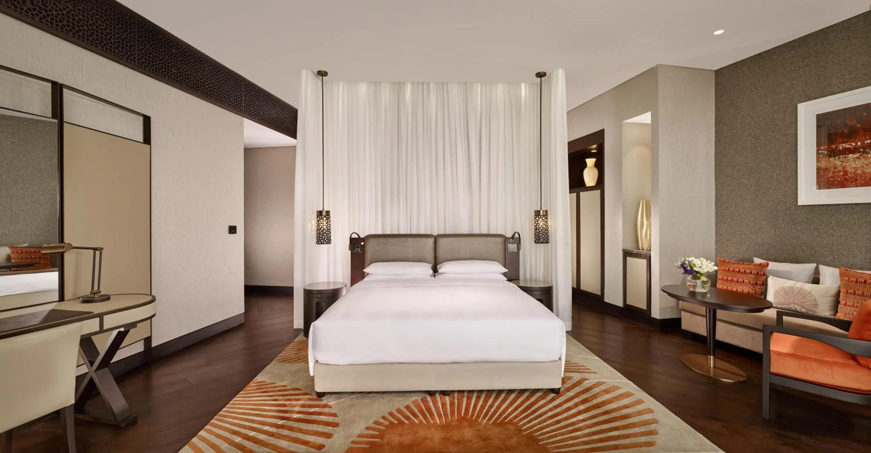 Bedroom, Bed in Grand Hyatt Abu Dhabi Hotel & Residences Emirates Pearl