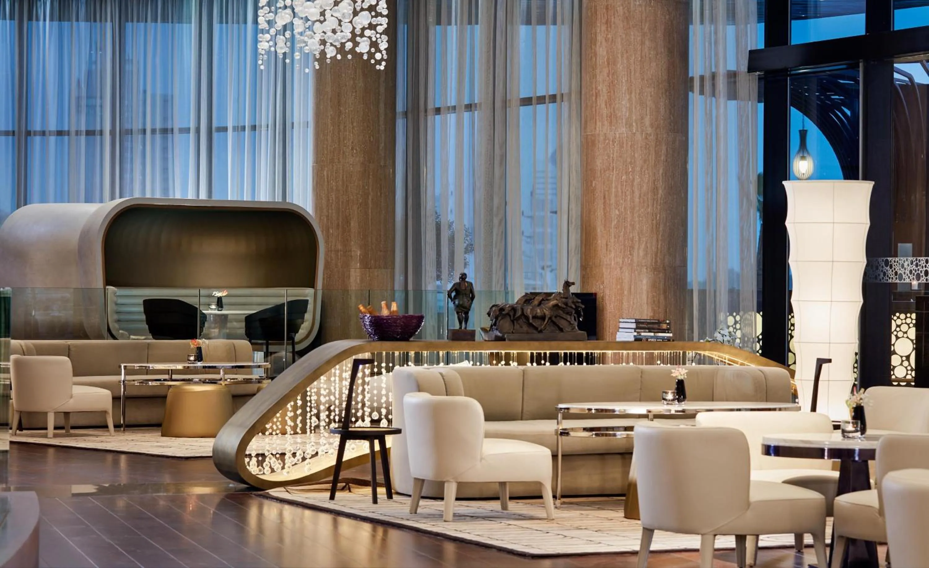 Lounge or bar in Grand Hyatt Abu Dhabi Hotel & Residences Emirates Pearl