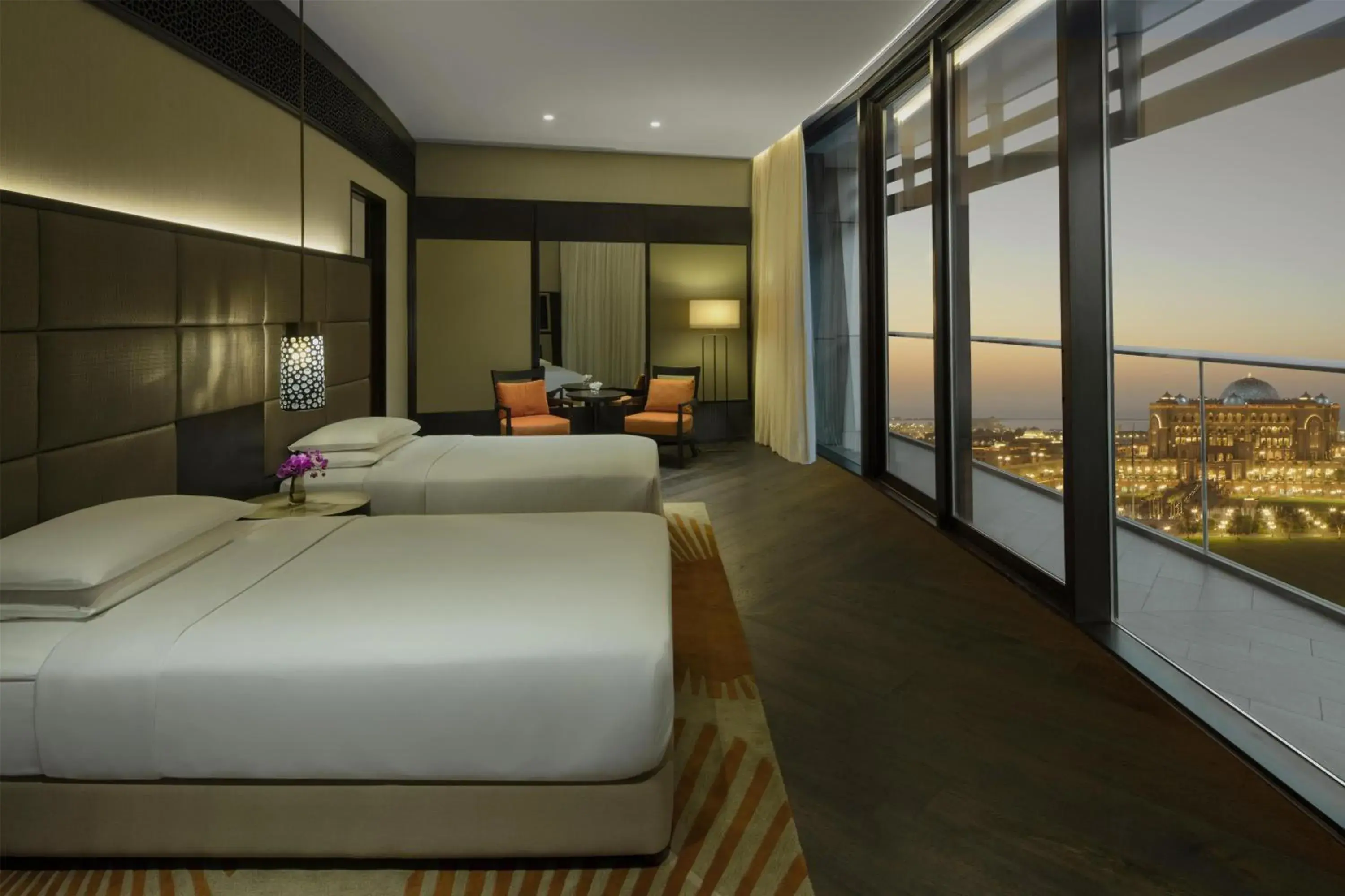 Bedroom, Bed in Grand Hyatt Abu Dhabi Hotel & Residences Emirates Pearl Bedroom, Bed in Grand Hyatt Abu Dhabi Hotel & Residences Emirates Pearl