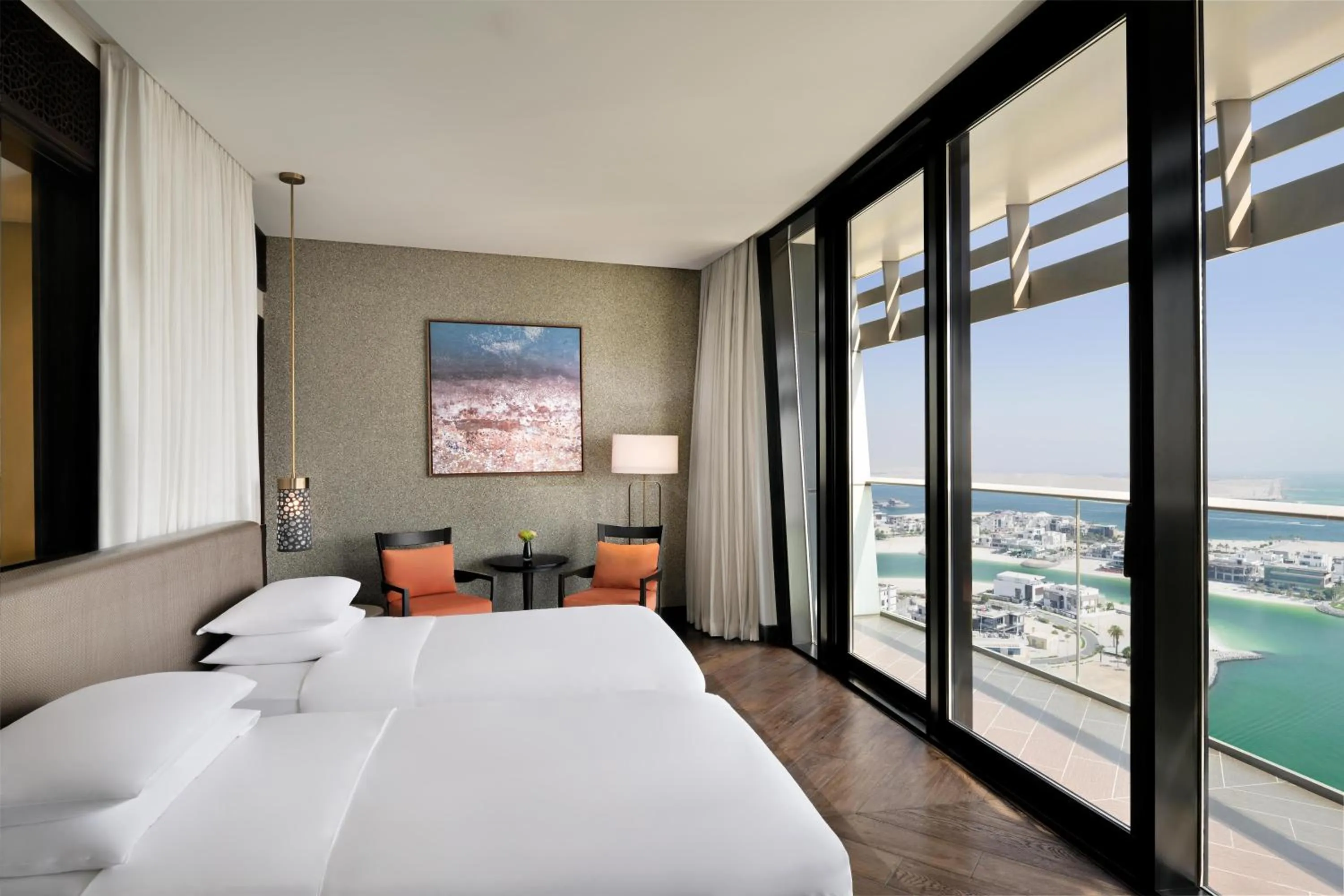 Photo of the whole room, Bed in Grand Hyatt Abu Dhabi Hotel & Residences Emirates Pearl