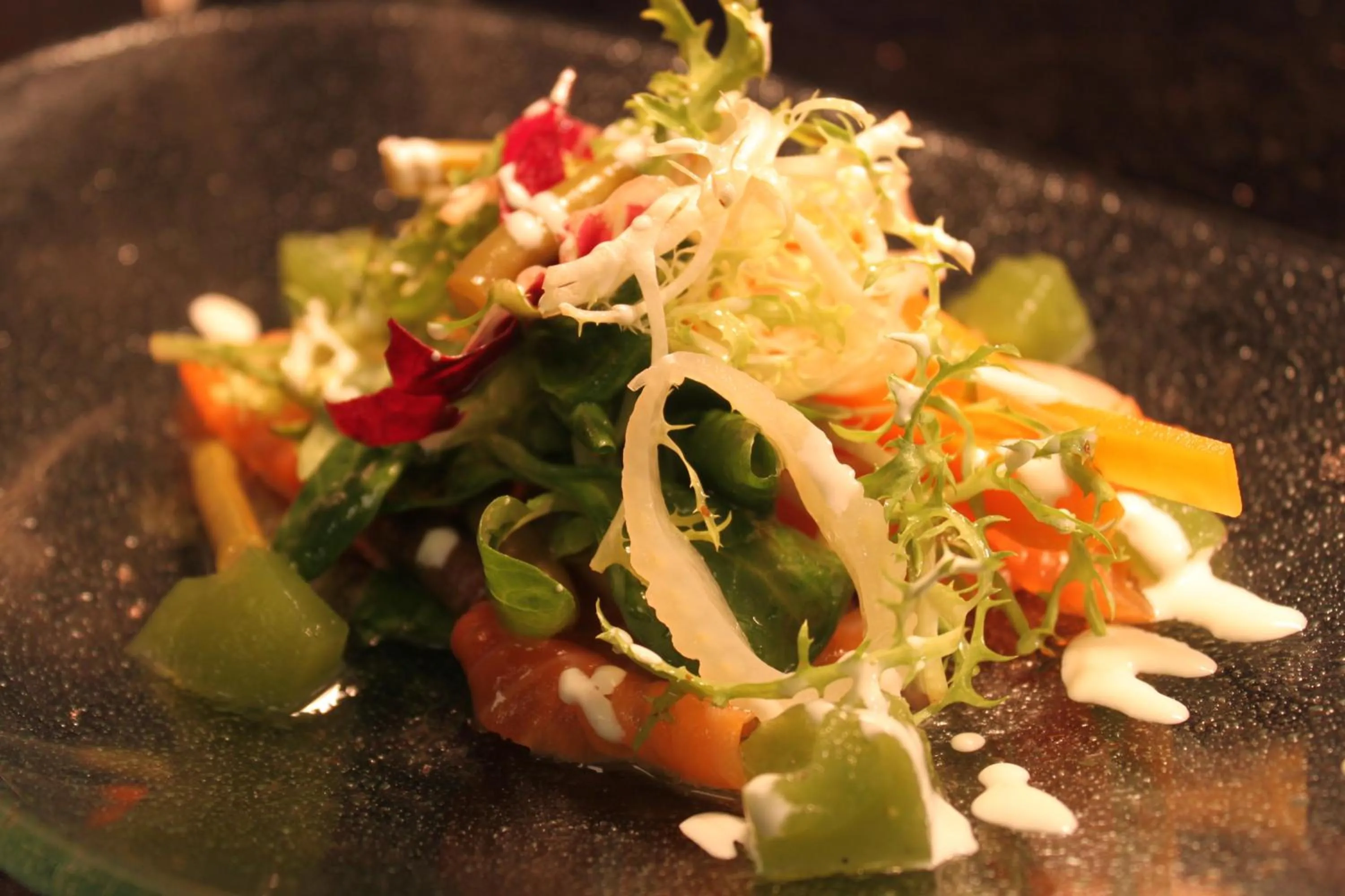 Food close-up in Boathouse Hotel