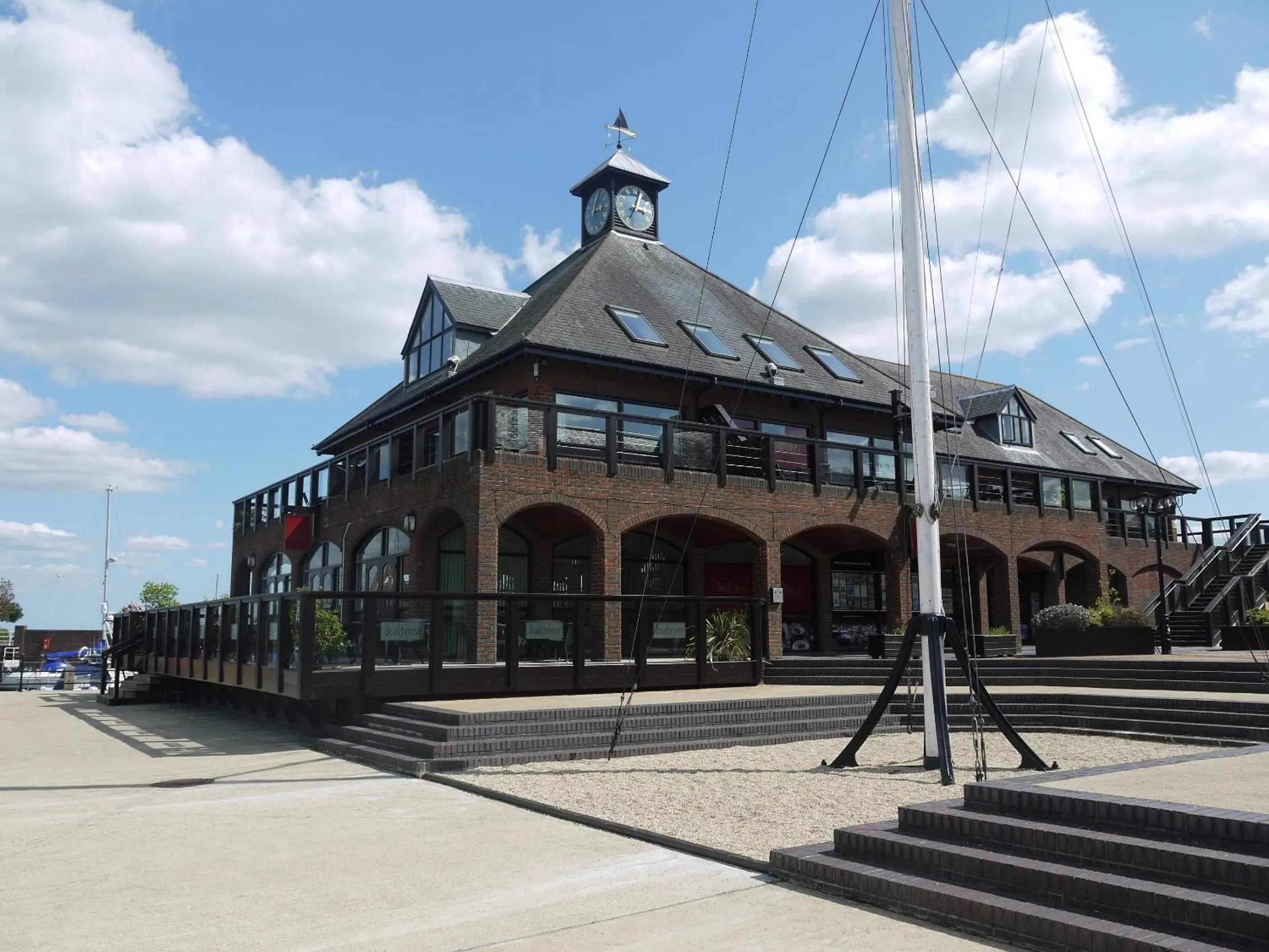 Property building in Boathouse Hotel