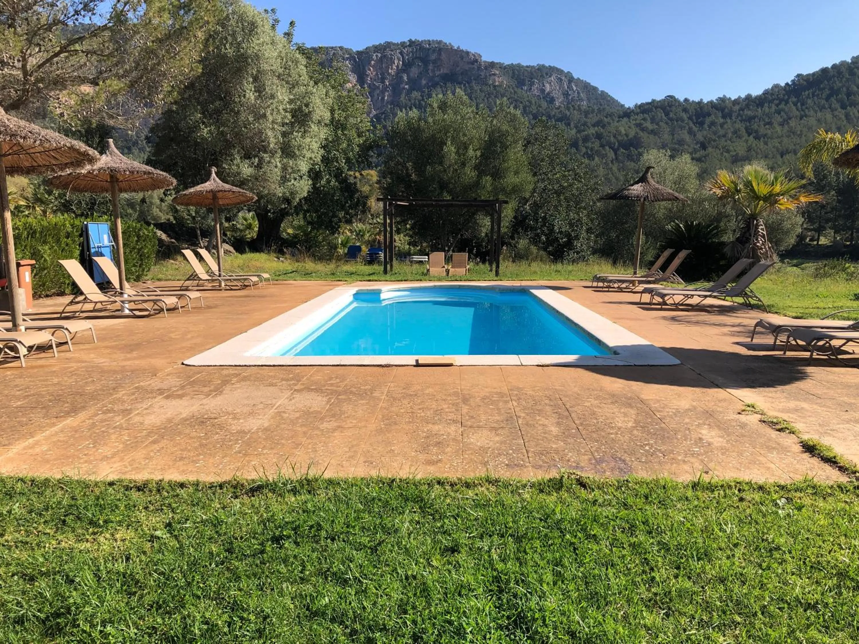 Pool view in Finca Son Pont